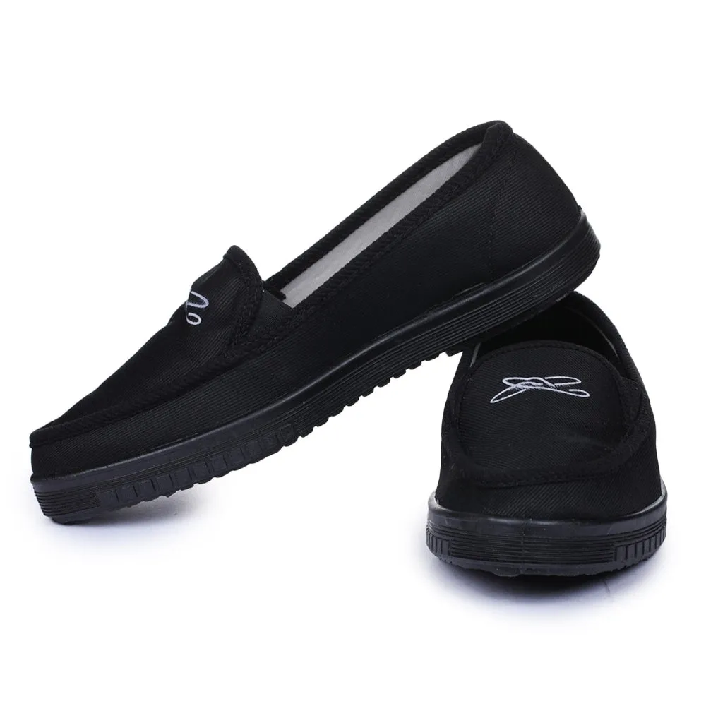 A-HA Black Casual Non Lacing Shoes For Men WALKER-E By Liberty
