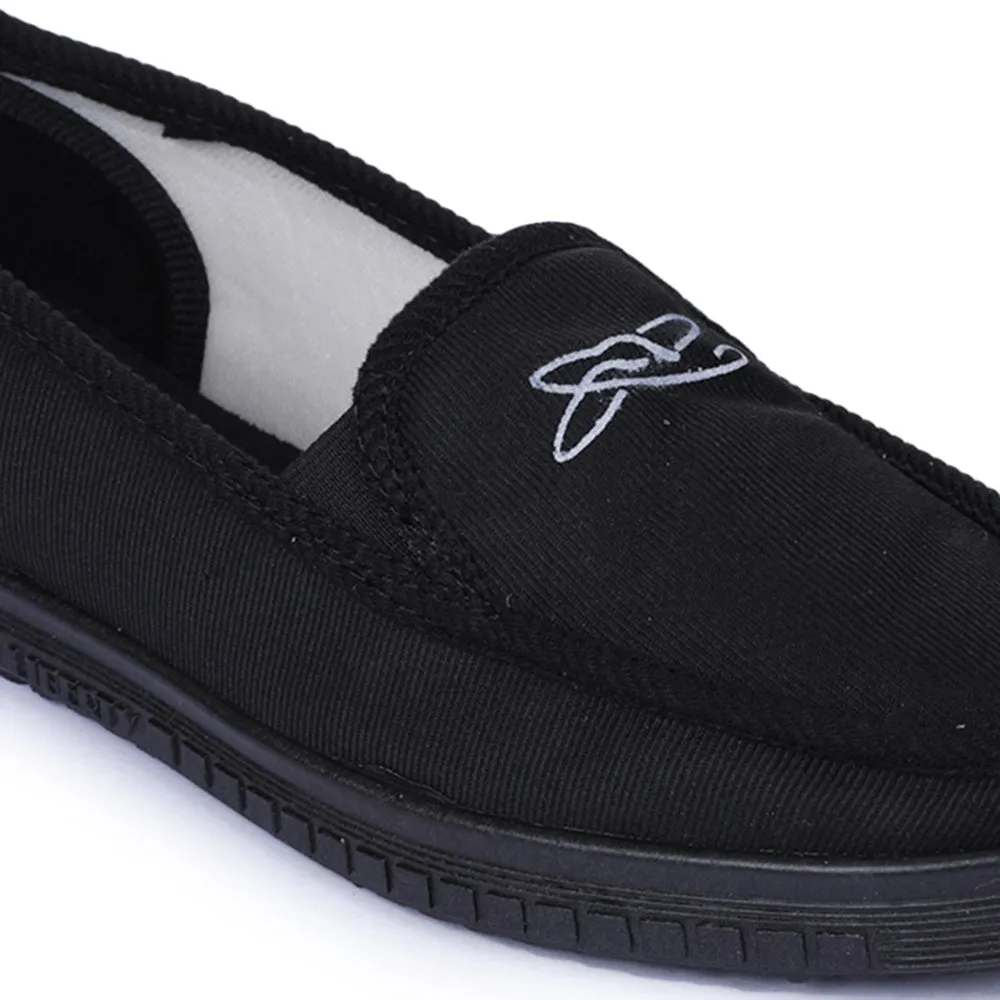 A-HA Black Casual Non Lacing Shoes For Men WALKER-E By Liberty