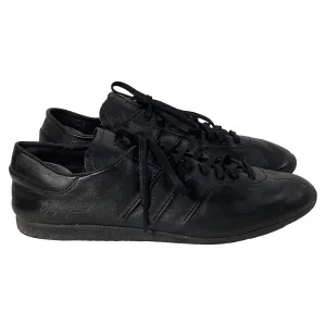 Adidas Y-3 Japan Low Top Sneakers in Black Leather
