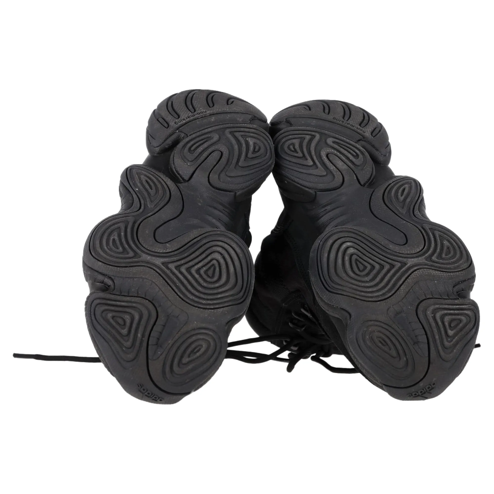 Adidas Yeezy 500 High Tactical Boots in Black Suede