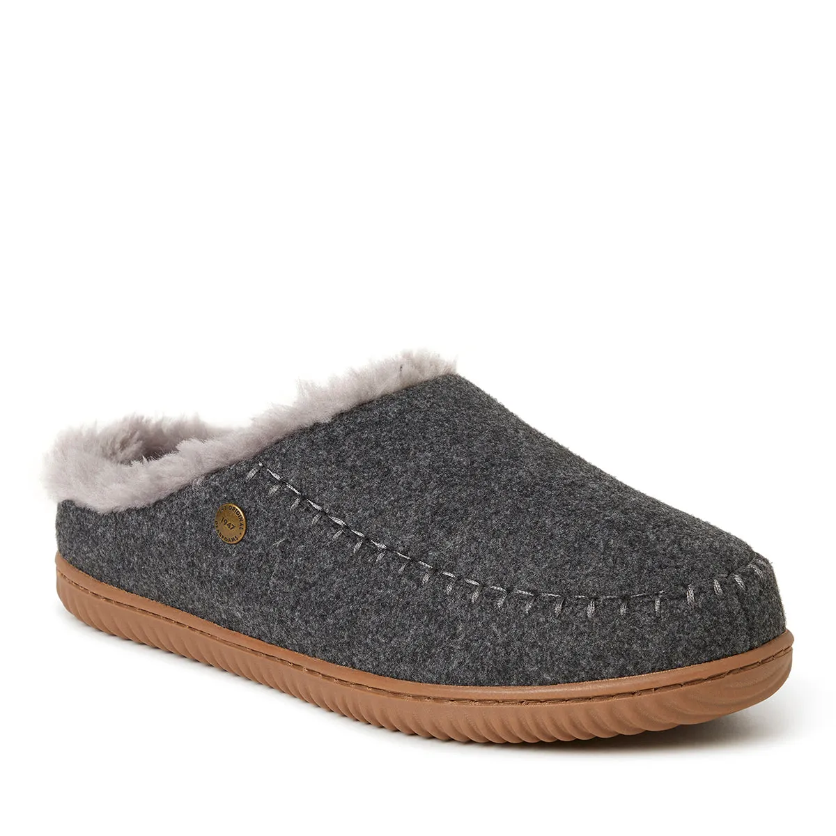 Alpine by Dearfoams Men's Bern Indoor/Outdoor Clog Slippers