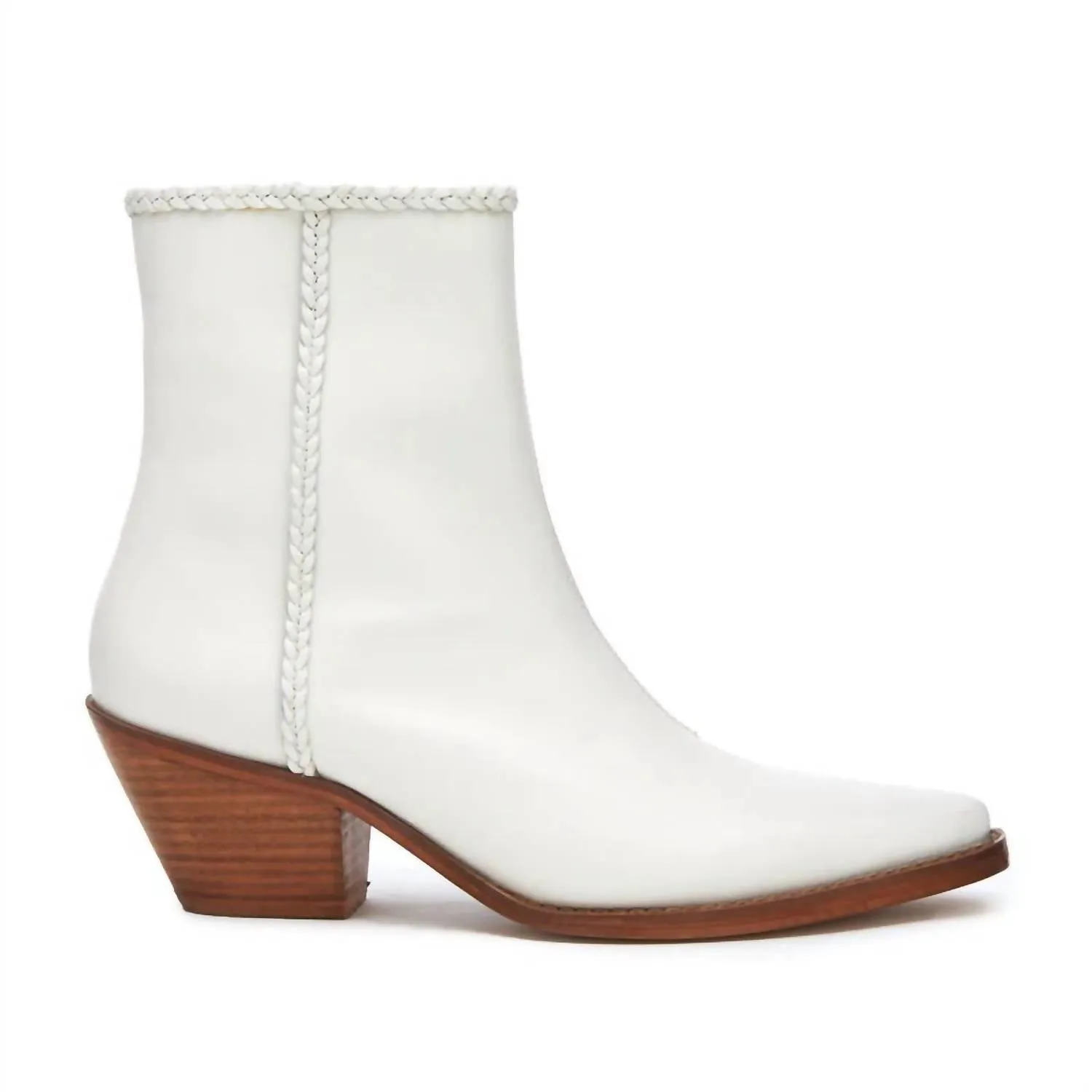 Arial Bootie In White