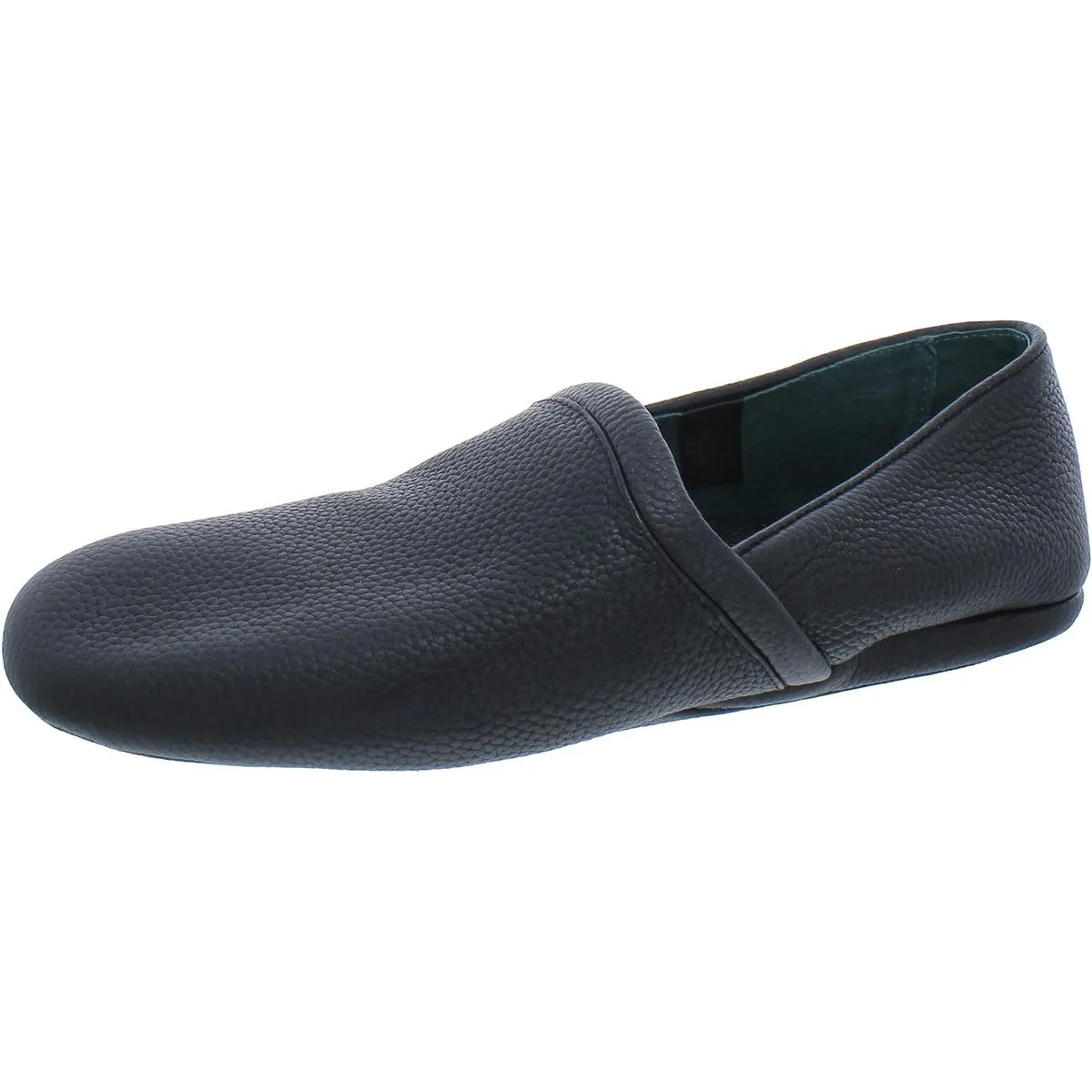 Aristocrats Mens Leather Textured Slip-On Slippers