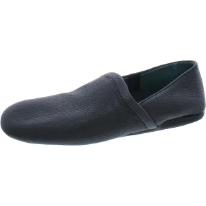 Aristocrats Mens Leather Textured Slip-On Slippers