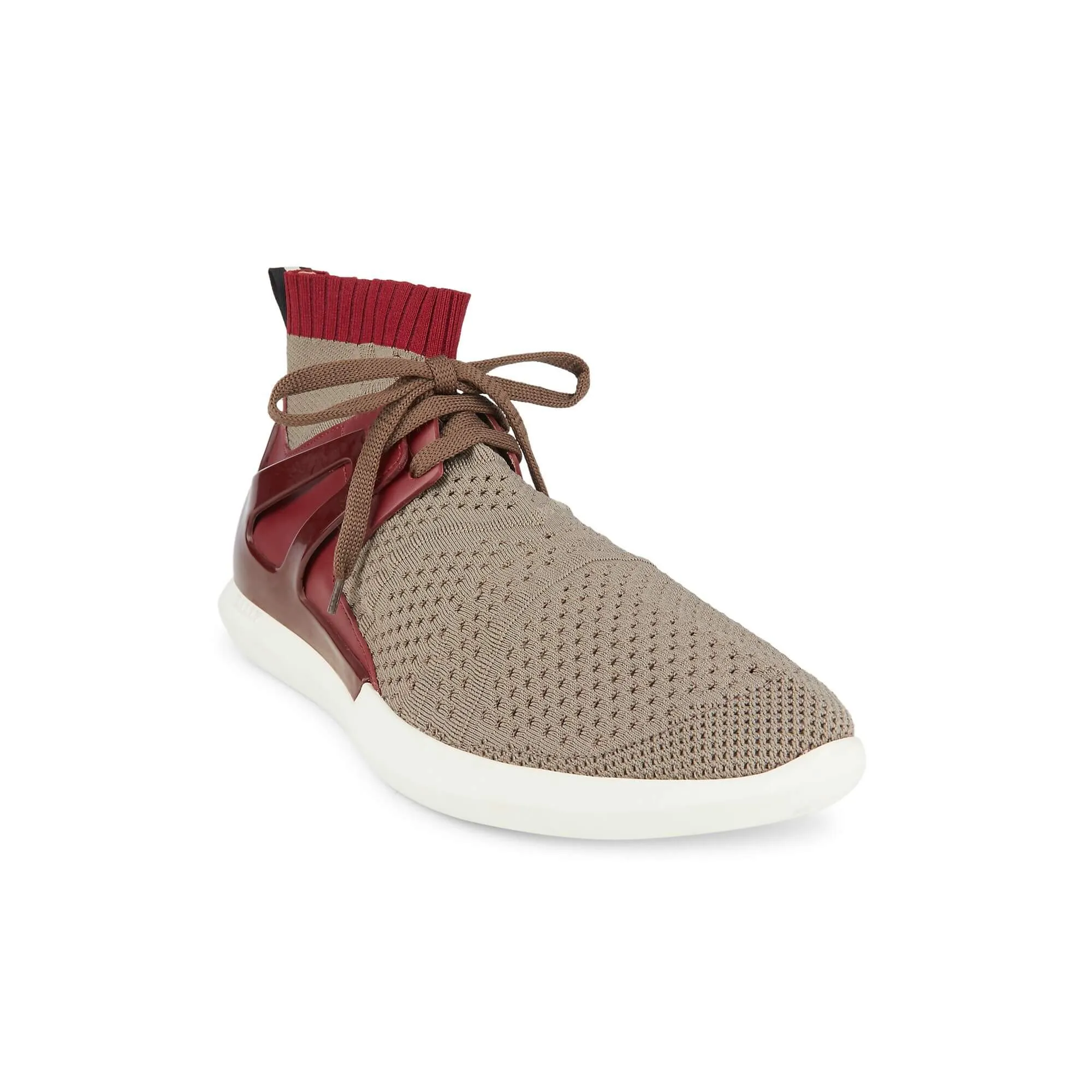 Bally Avallo Men's 6221331 Snuff Leather & Fabric Sneakers