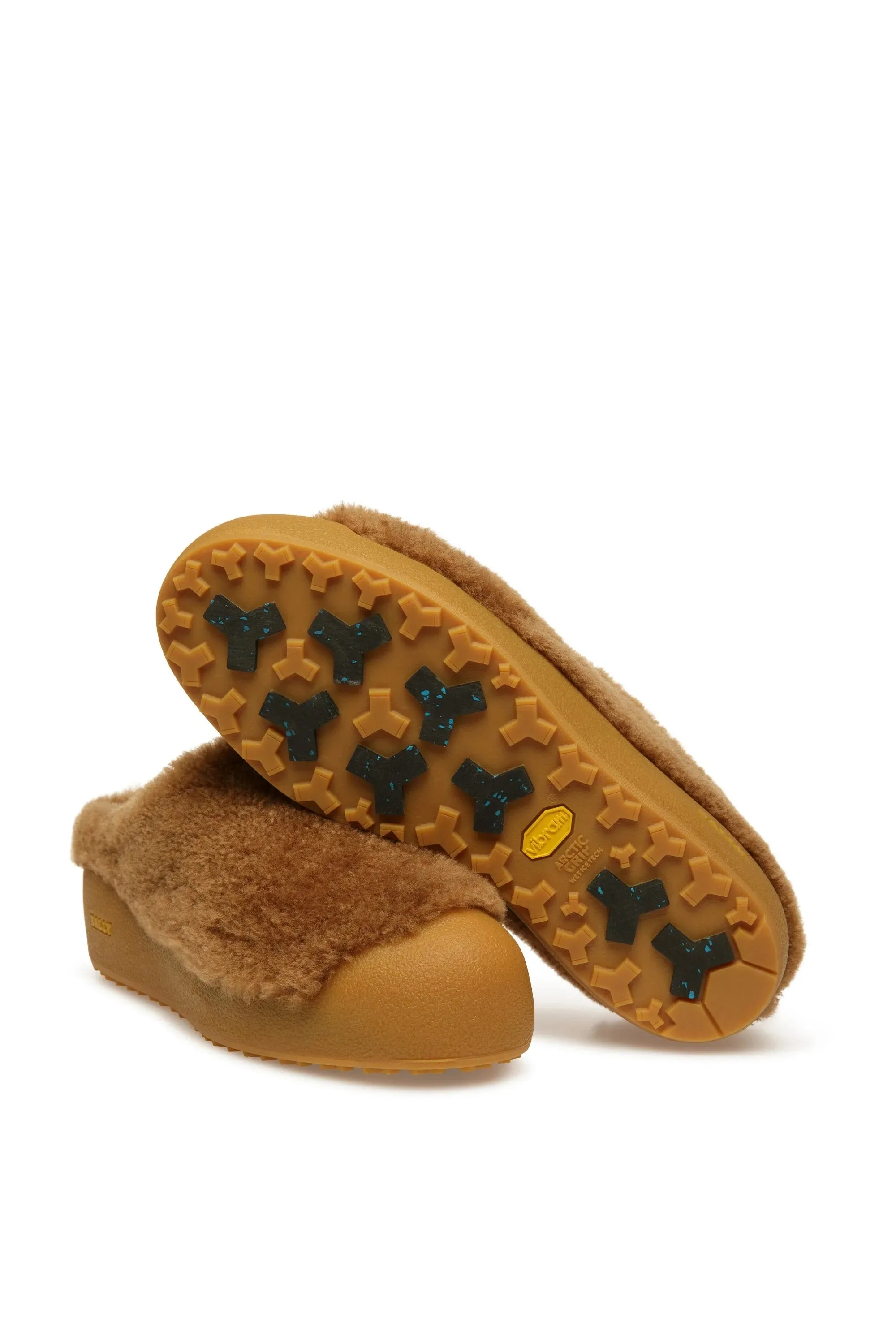 Bally Crans 6302959 Women's Camel Calf Leather Slippers