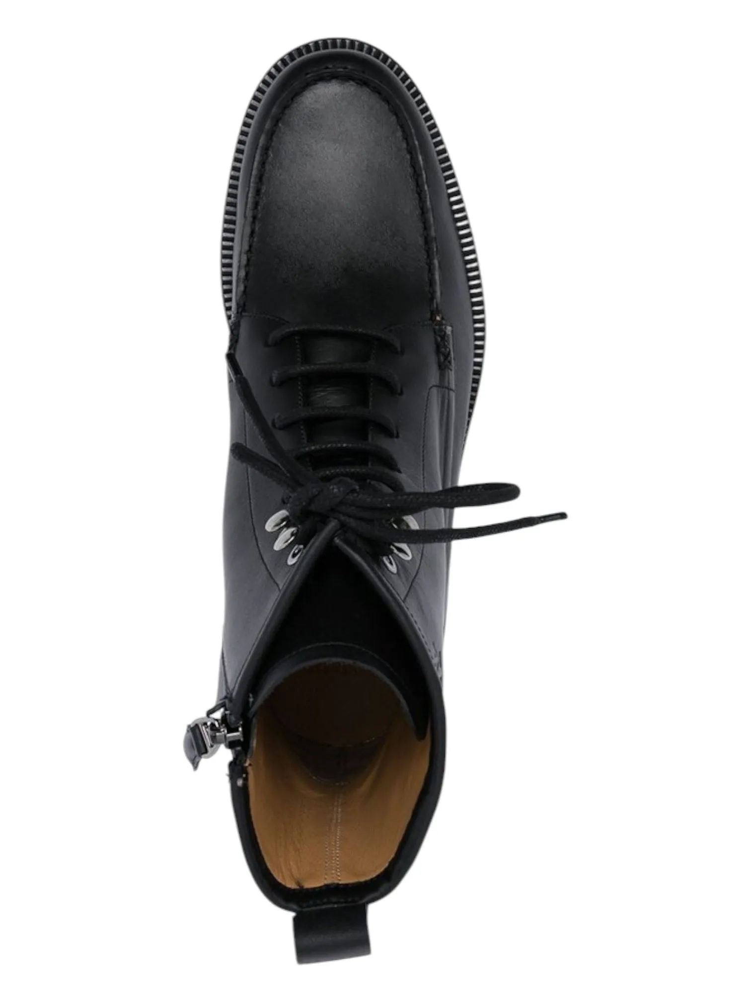 Bally Nokor 6239793 Men's Black Moc Toe Leather Boots