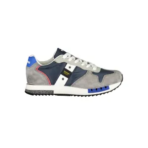 Blauer Polyester Men Men's Sneaker