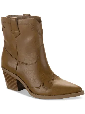 Brennaa Womens Western Pointed Toed Cowboy, Western Boots
