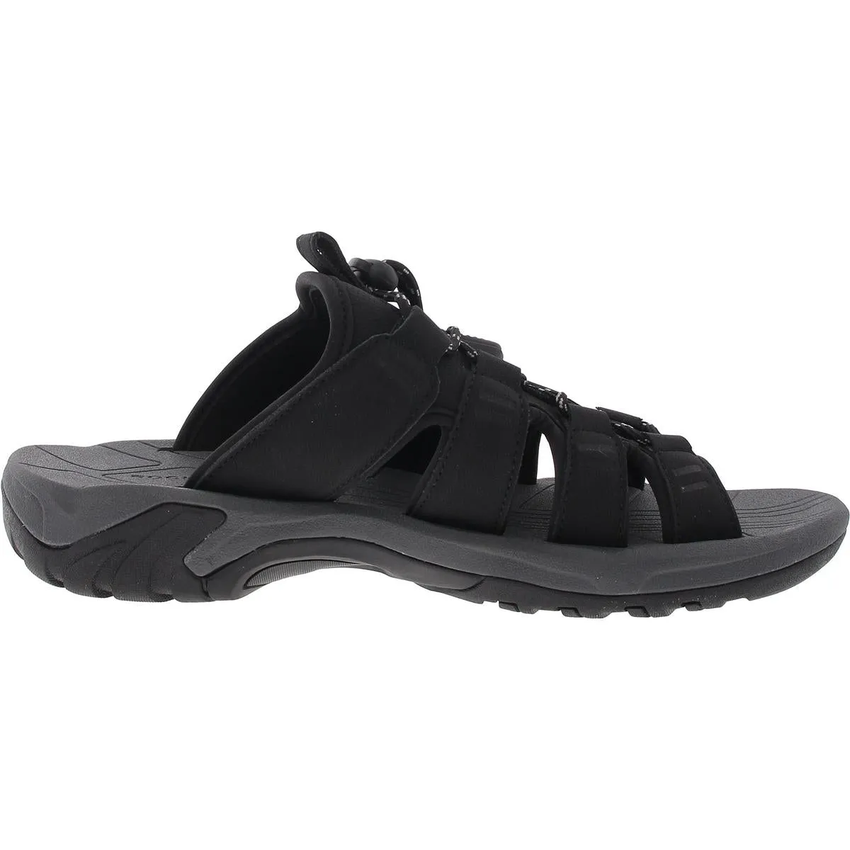 Byron Mens Cushioned Footbed Manmade Slide Sandals