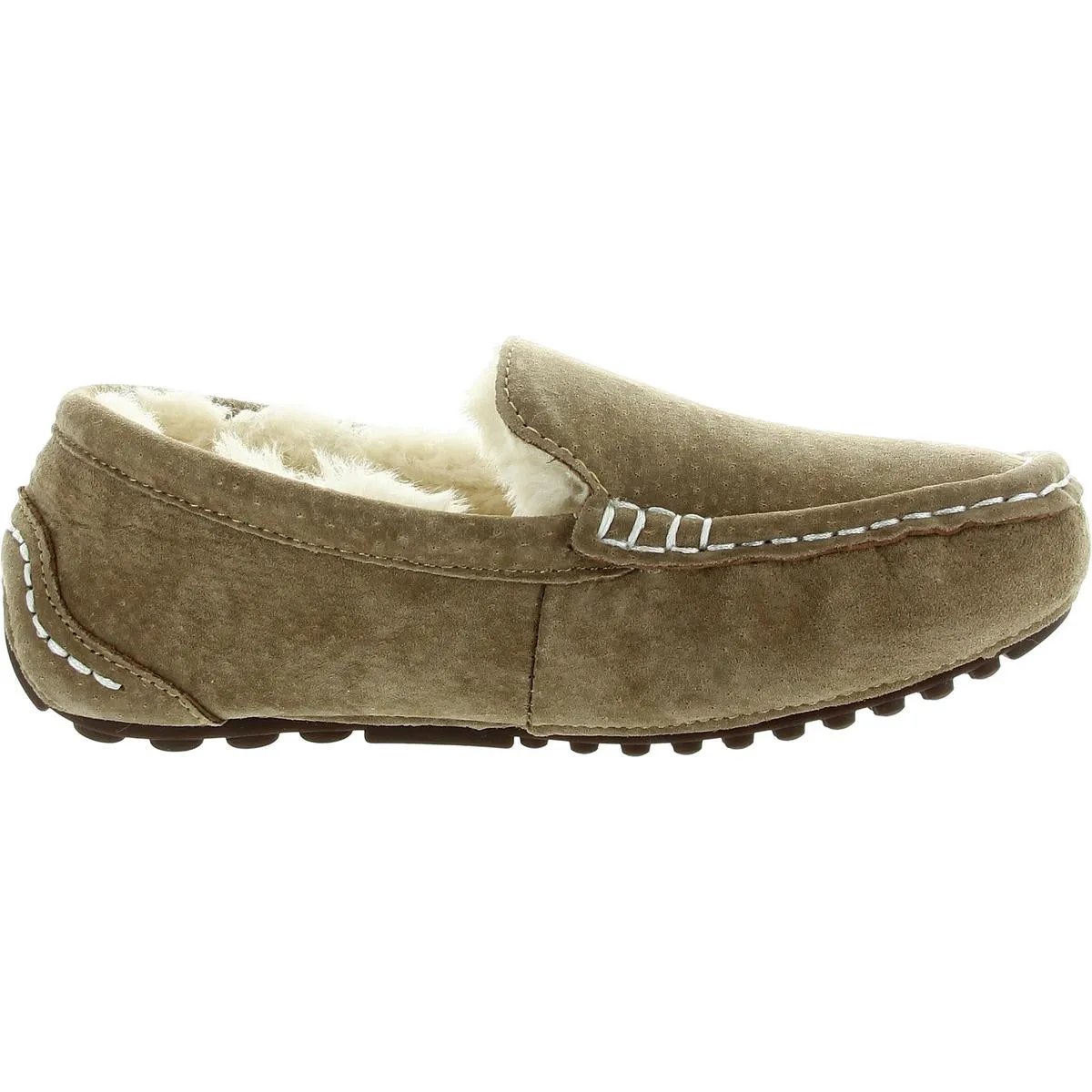 Callie Womens Suede Cozy Moccasin Slippers
