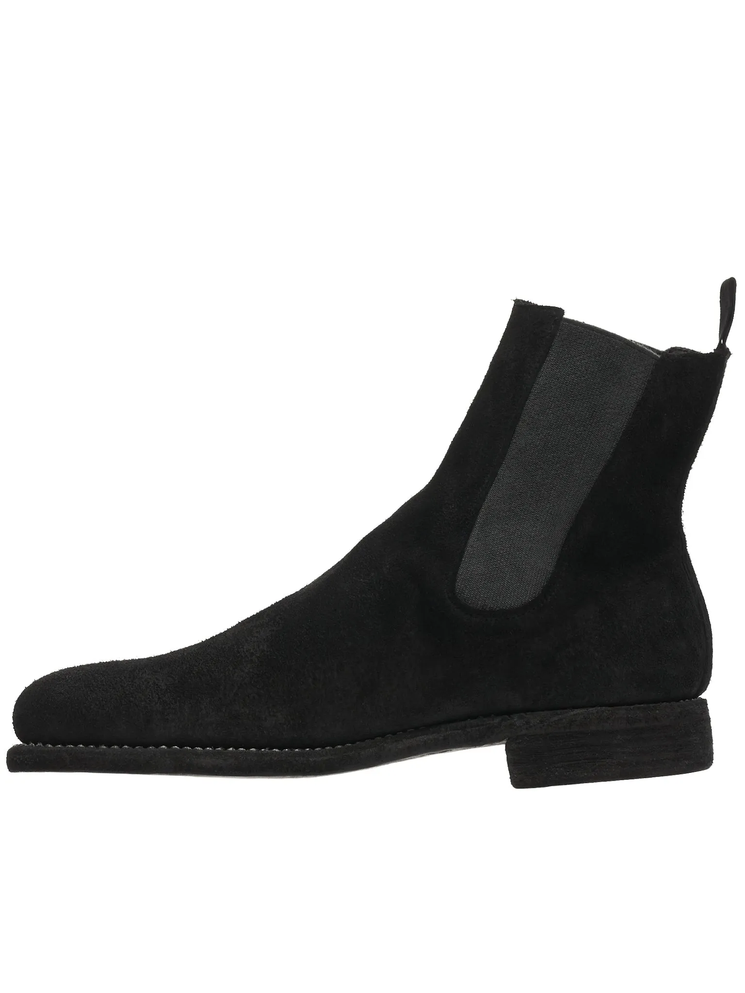 Chelsea Suede Boots (96-HORSE-REVERSE-BLACK)