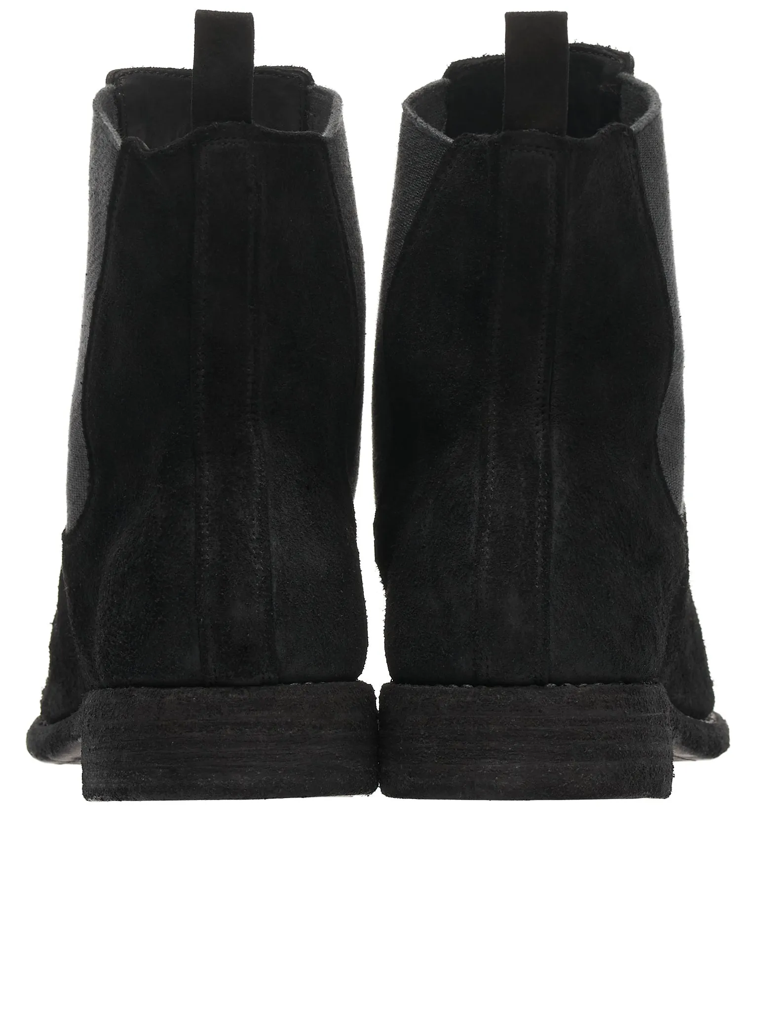 Chelsea Suede Boots (96-HORSE-REVERSE-BLACK)