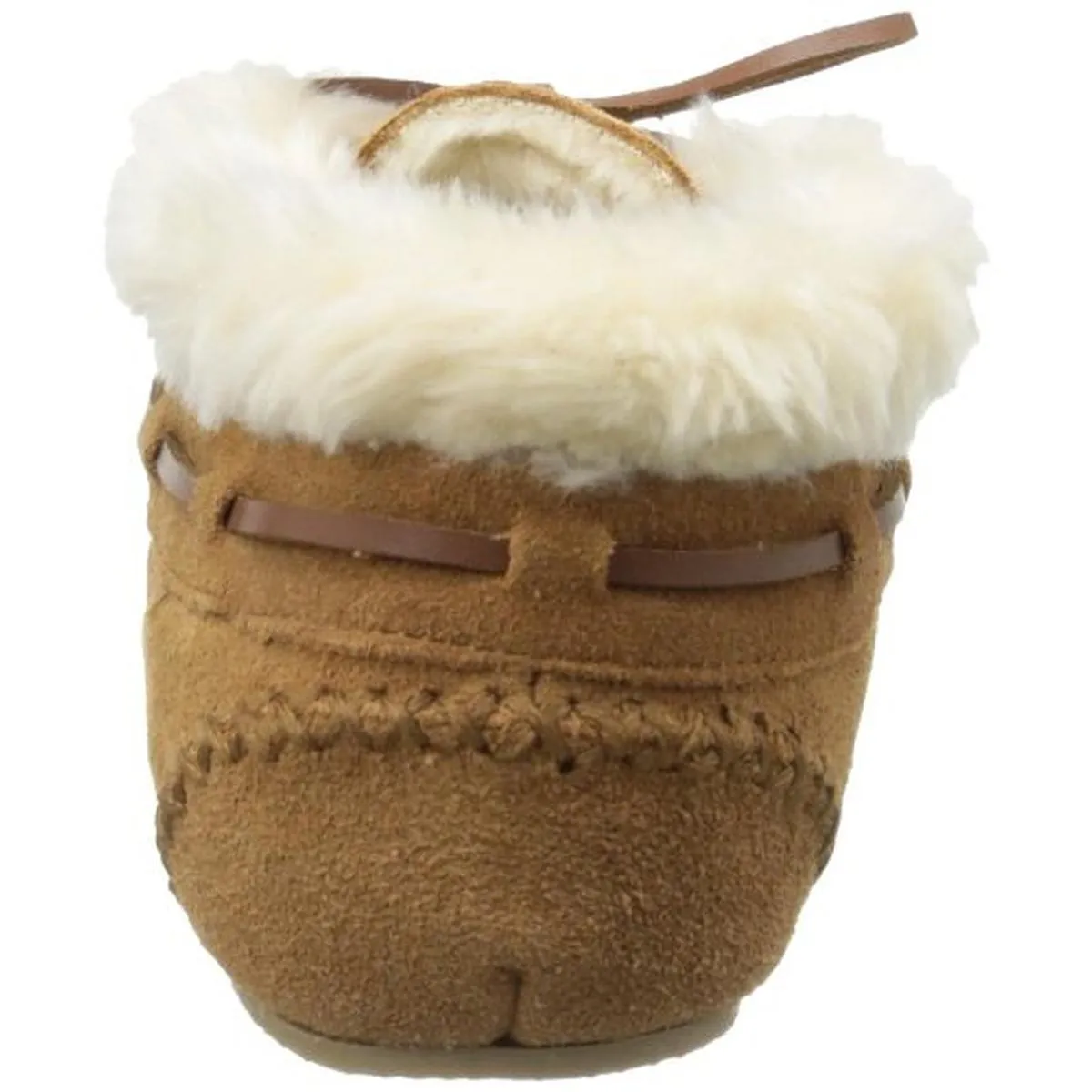 Chrissy Womens Suede Moccasin Bootie Slippers