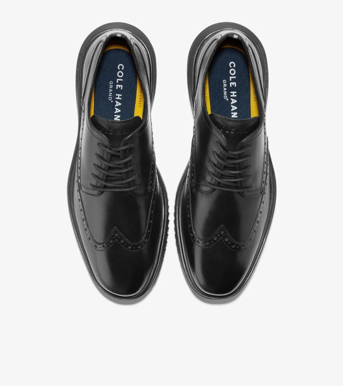 Cole Haan Grand Plus C36938 Oxford Men's US 13 Black Leather Dress Shoes ZPO2106