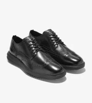 Cole Haan Grand Plus C36938 Oxford Men's US 13 Black Leather Dress Shoes ZPO2106