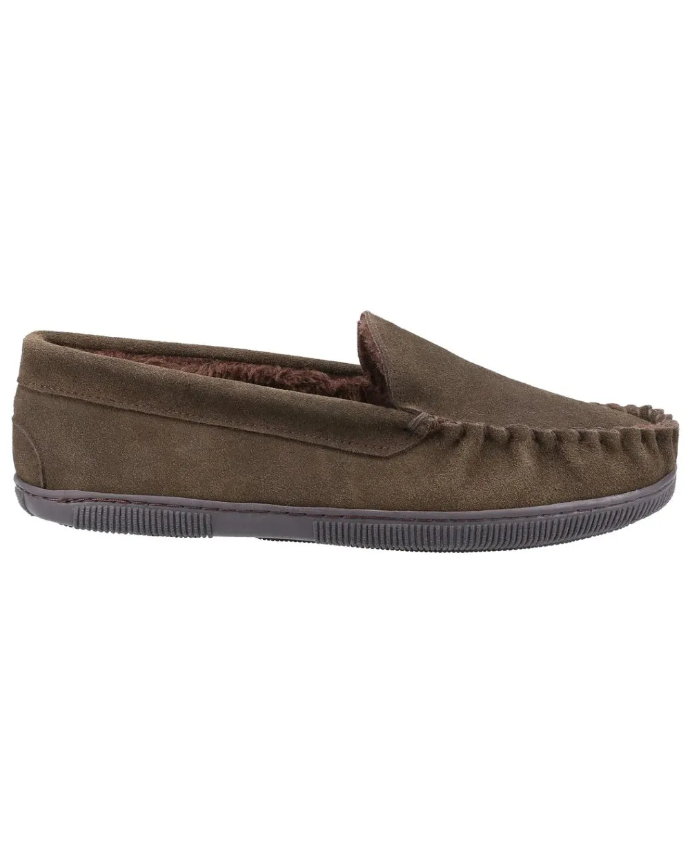 Cotswold Mens Sodbury Moccasin Slippers