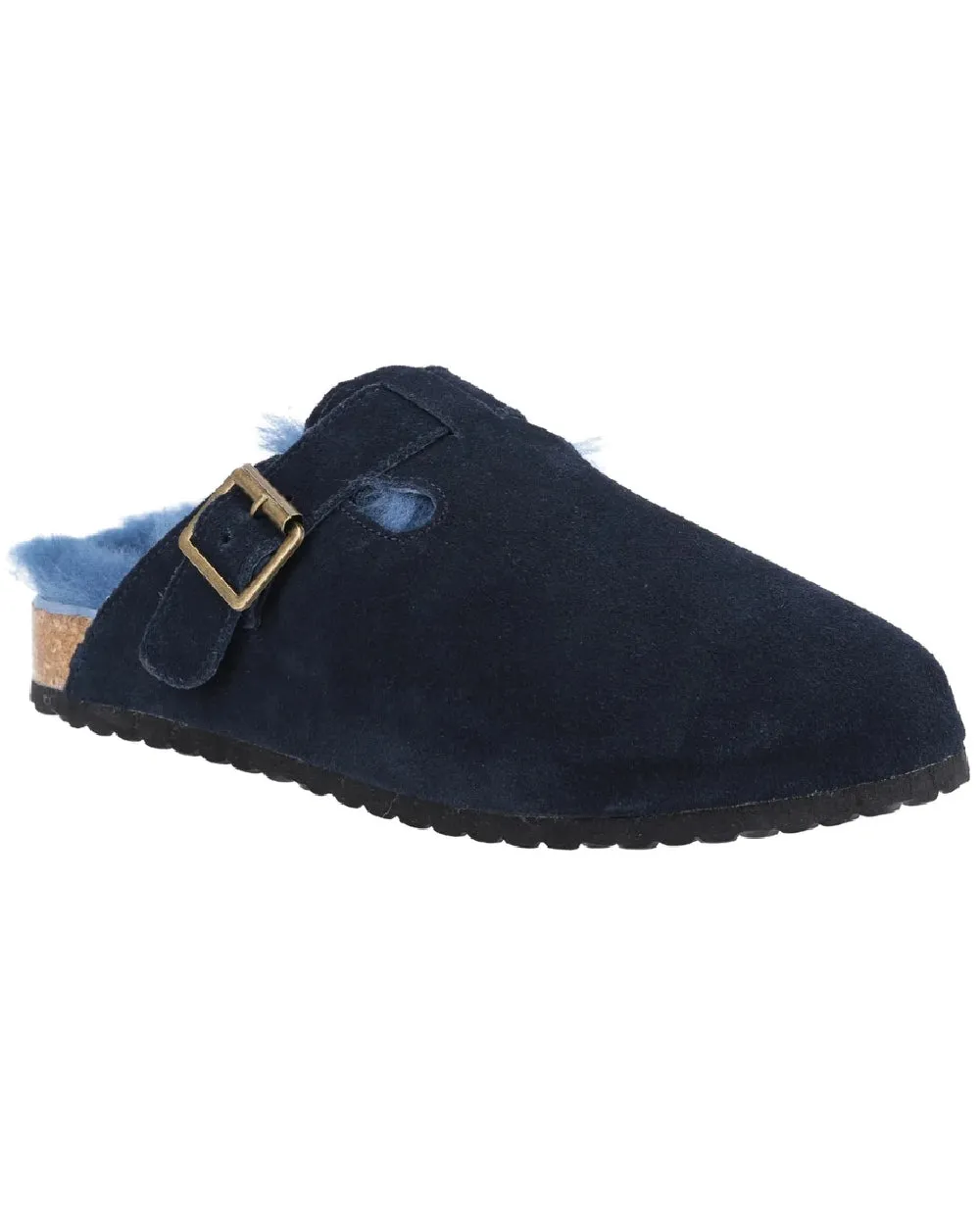 Cotswold Womens Ruspidge Sheepskin Mule Slippers