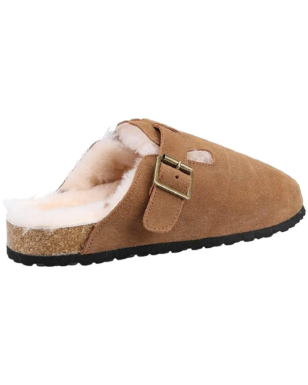 Cotswold Womens Ruspidge Sheepskin Mule Slippers