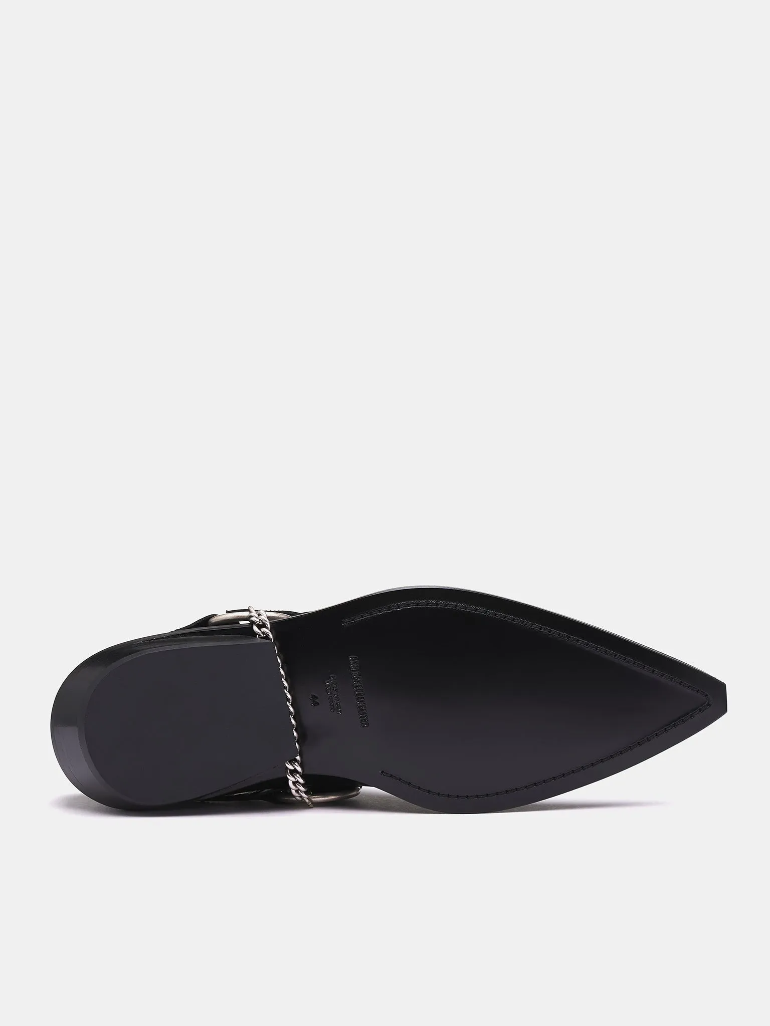 Danby Pointy Cowboy Boots (B0012914-LT164-BLACK)