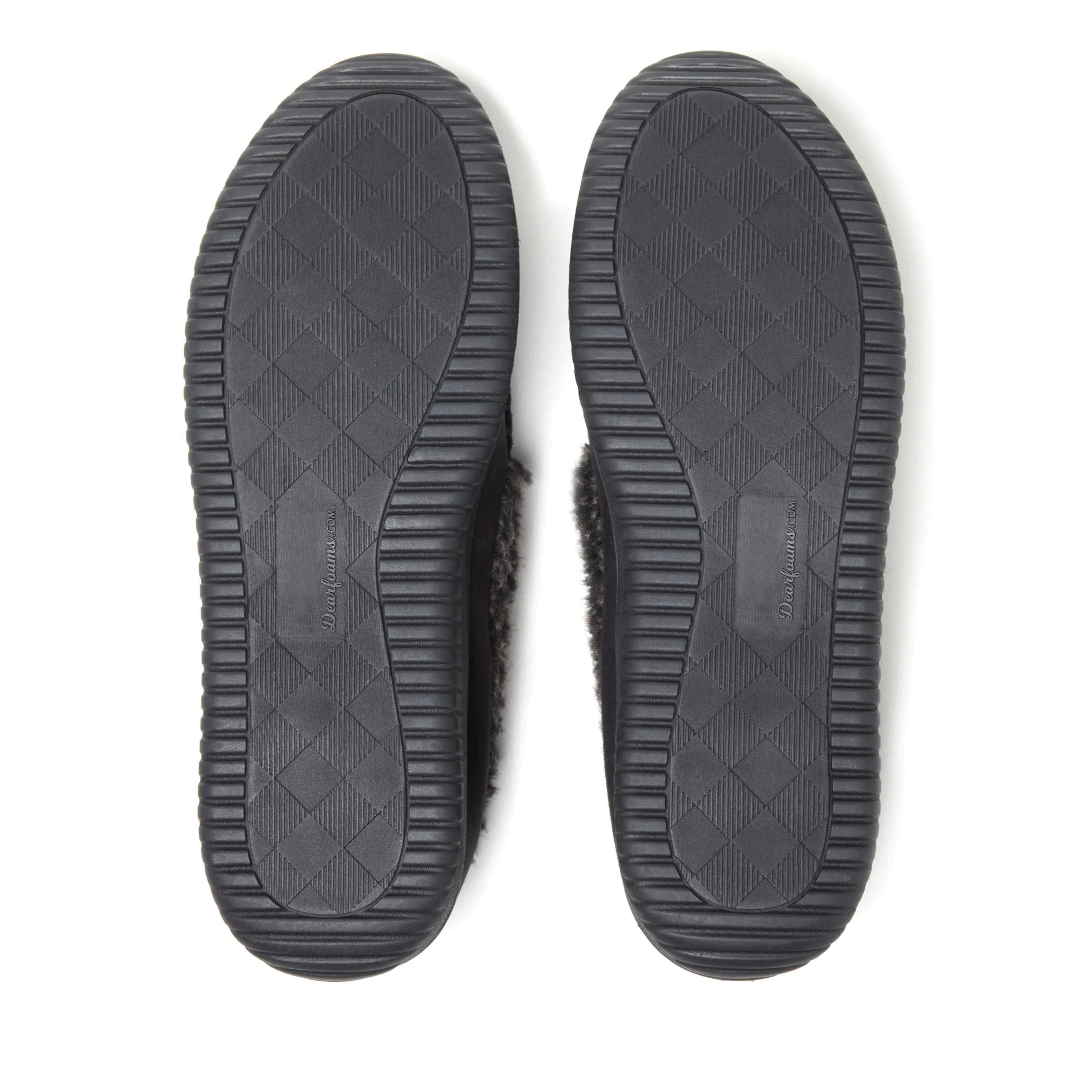 Dearfoams Men's Alexander Microsuede Moccasin Slipper