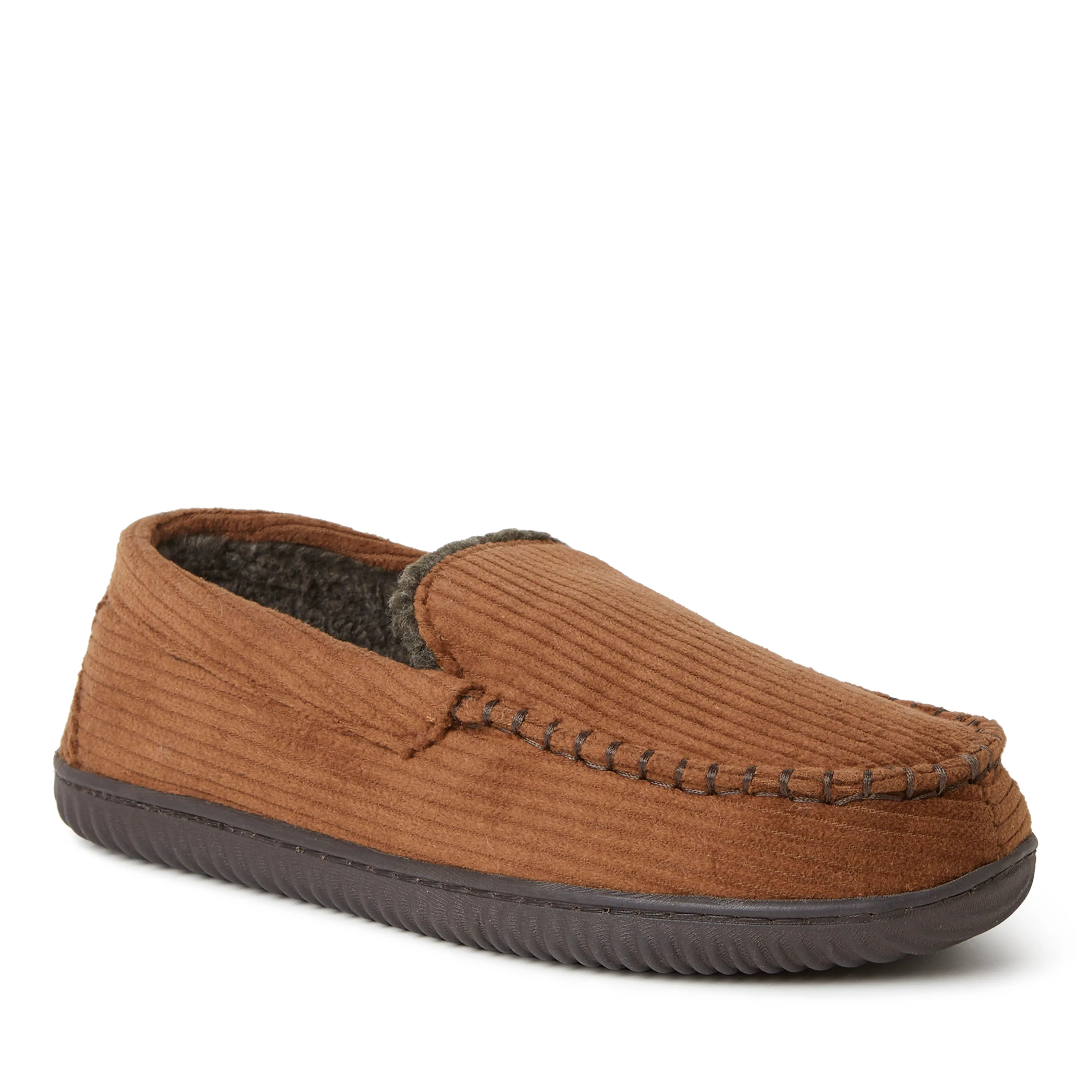 Dearfoams Mens Niles Cord Moc
