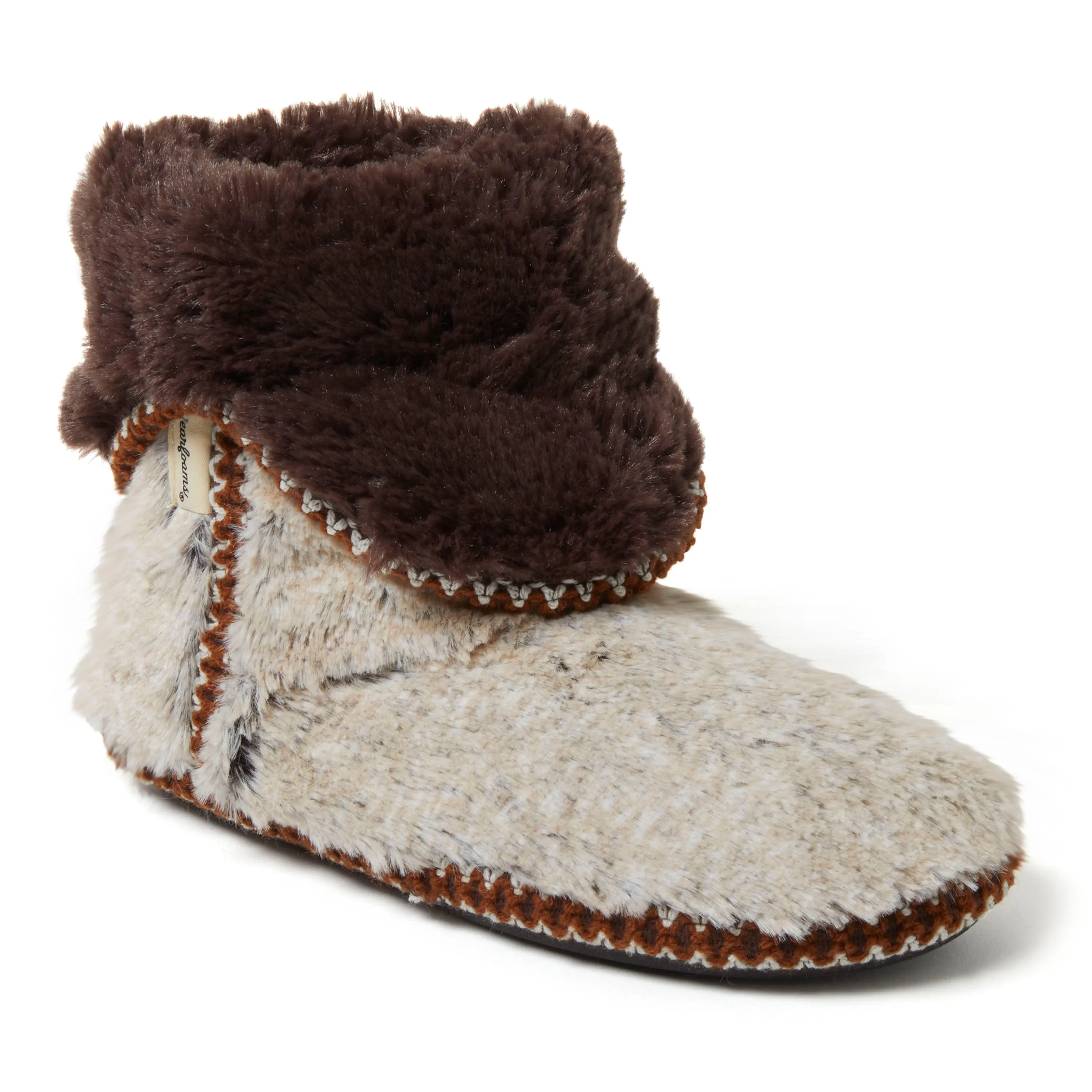 Dearfoams Womens Beth Pile Foldown Boot