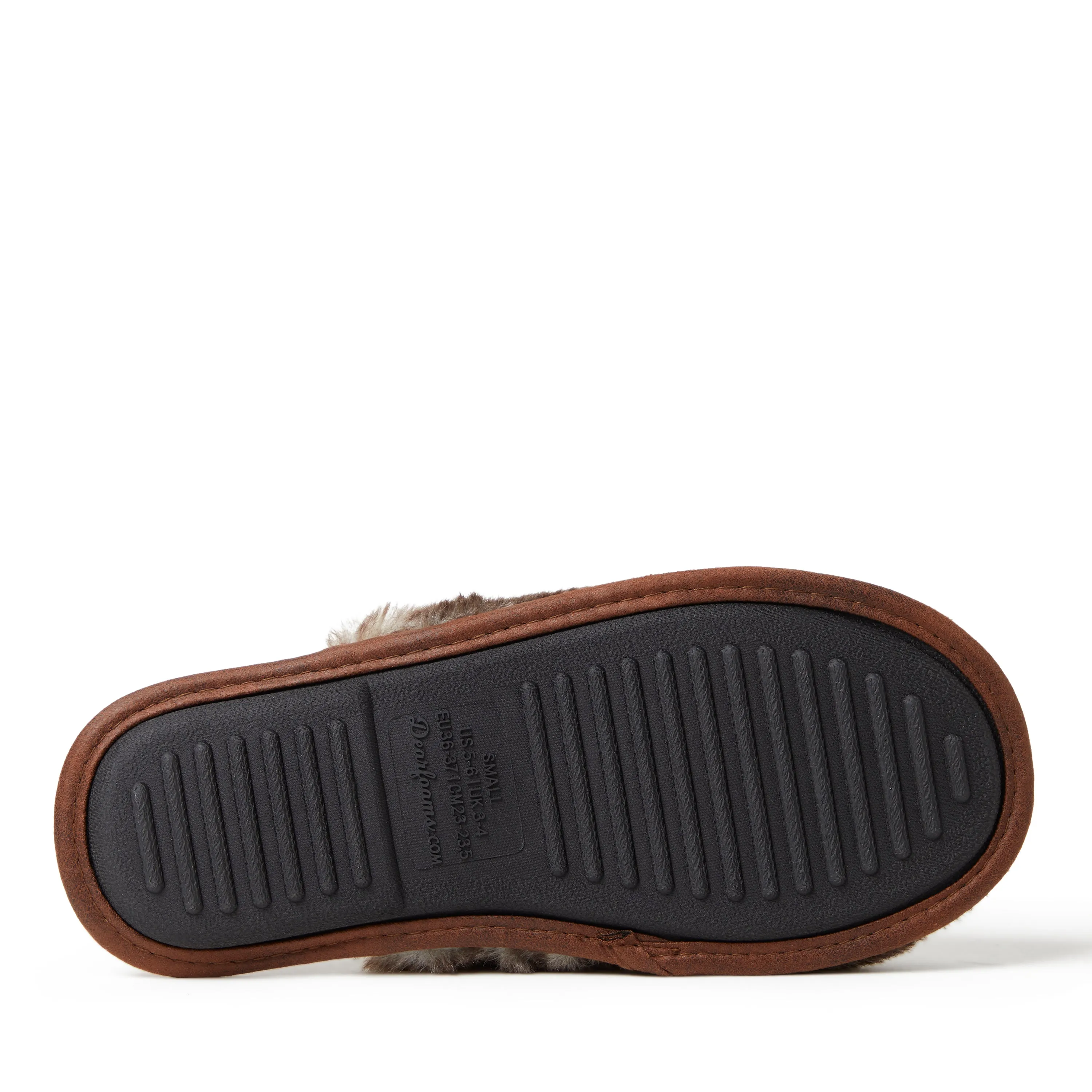 Dearfoams Women's Furry Mama Bear Scuff