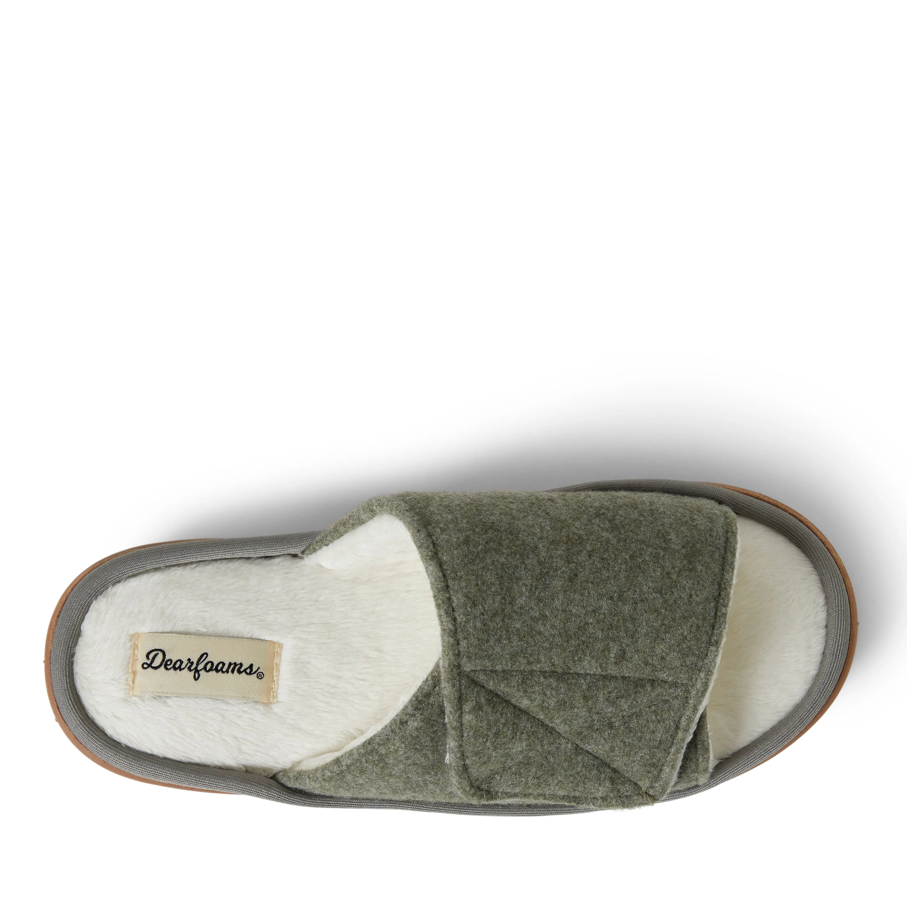 Dearfoams Womens Norma Wool Slide