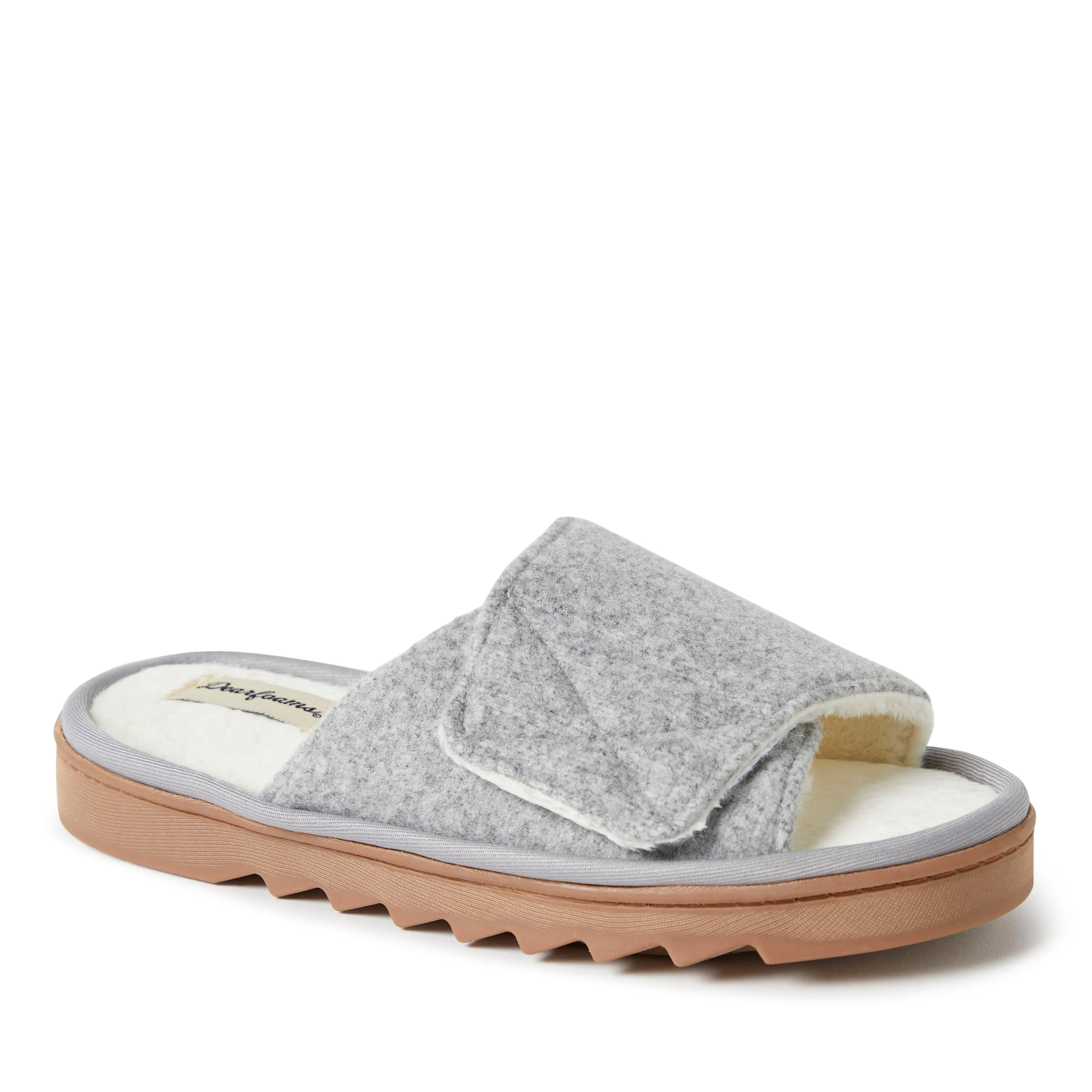 Dearfoams Womens Norma Wool Slide