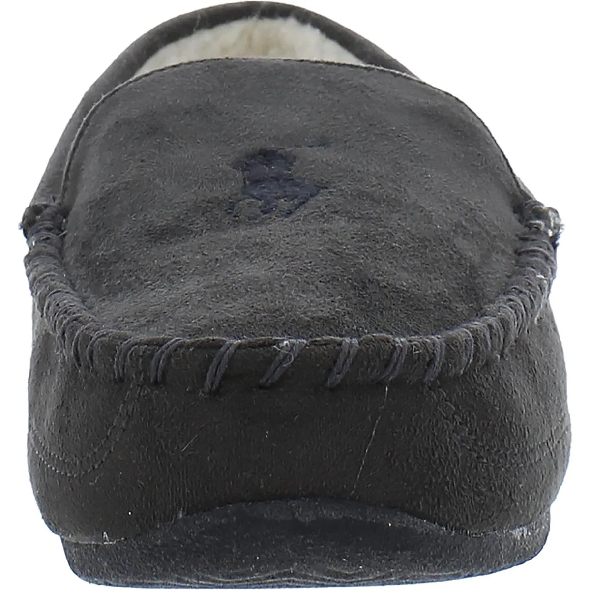 Declan Mens Faux Suede Slip On Loafer Slippers