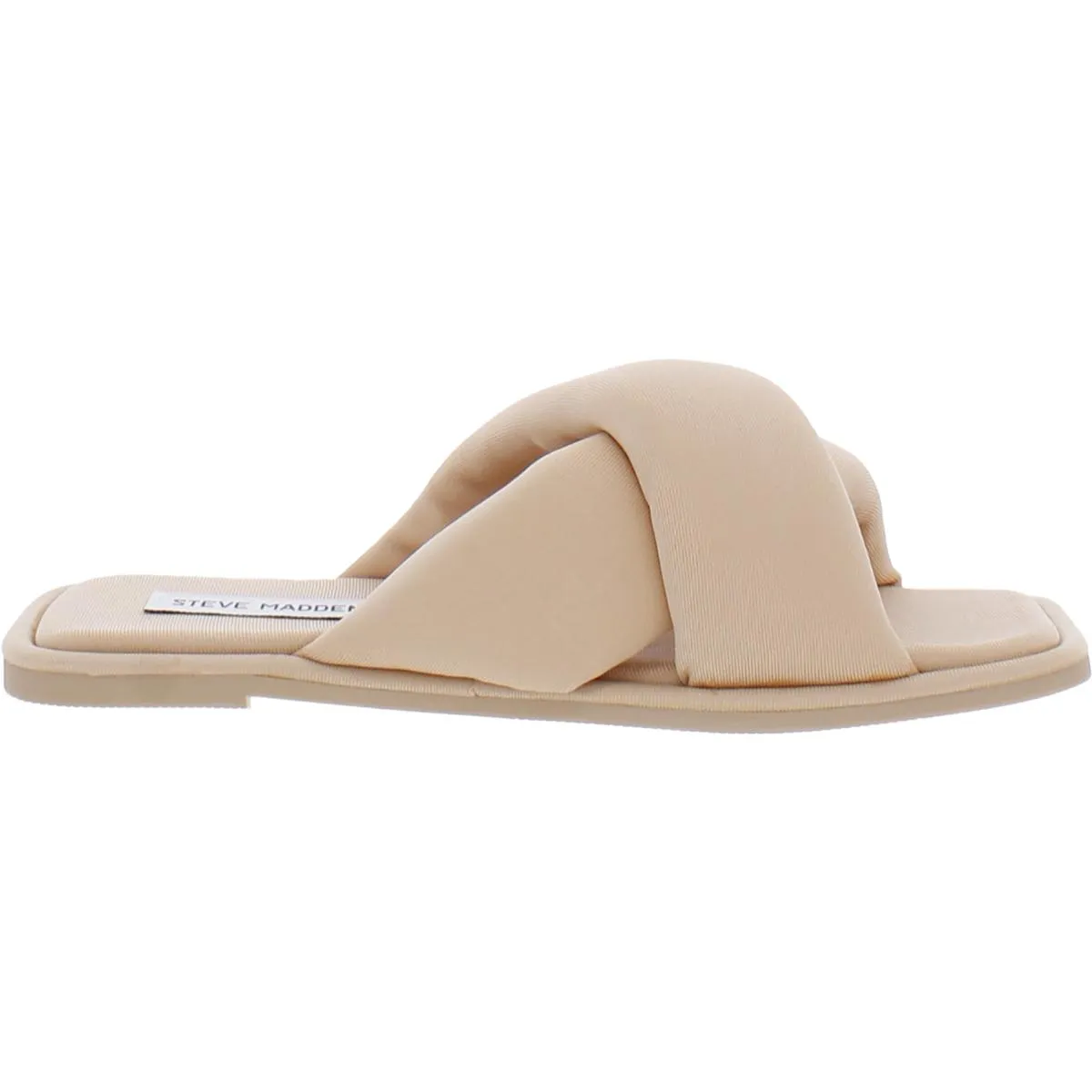Dixie Womens Slip-On Square Toe Slide Sandals