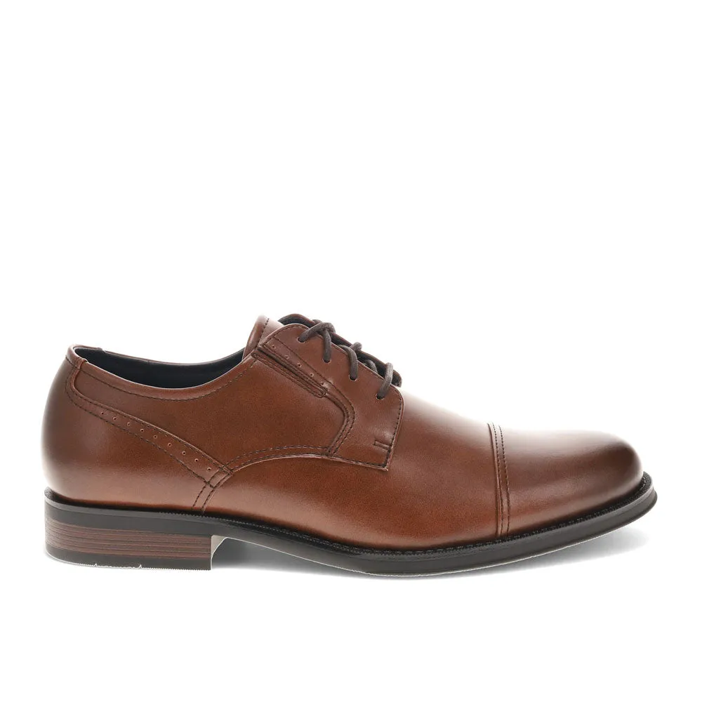 Dockers Mens Echo Synthetic Leather Cap Toe Dress Oxford Lace Up Shoe