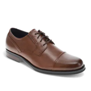 Dockers Mens Echo Synthetic Leather Cap Toe Dress Oxford Lace Up Shoe