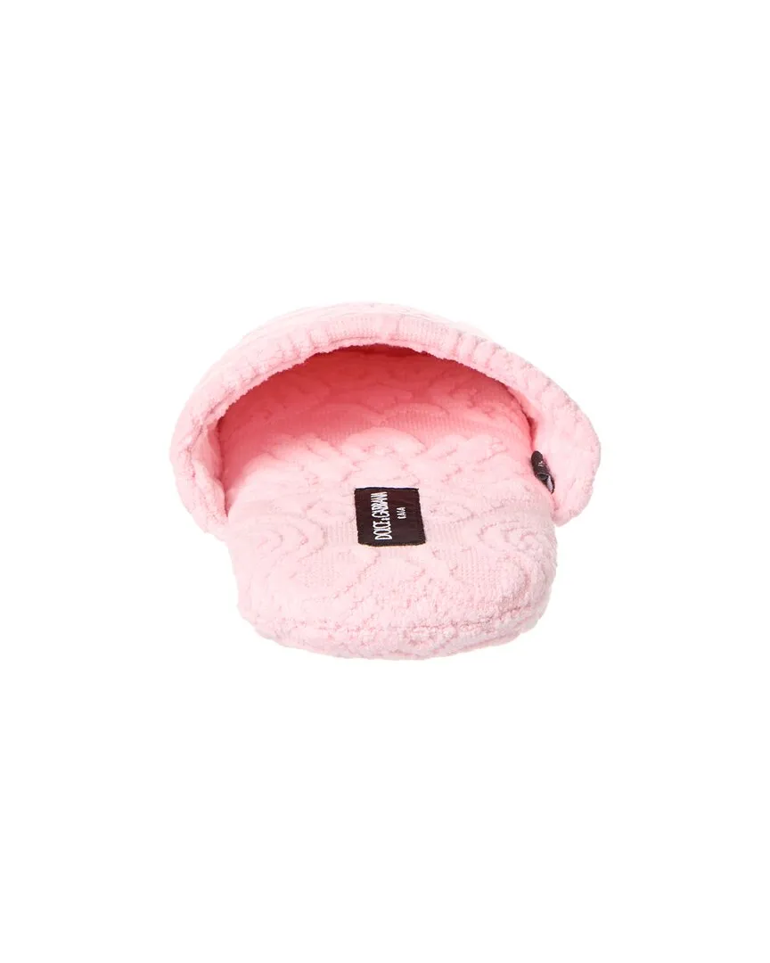 Dolce & Gabbana Jacquard Terry Slippers