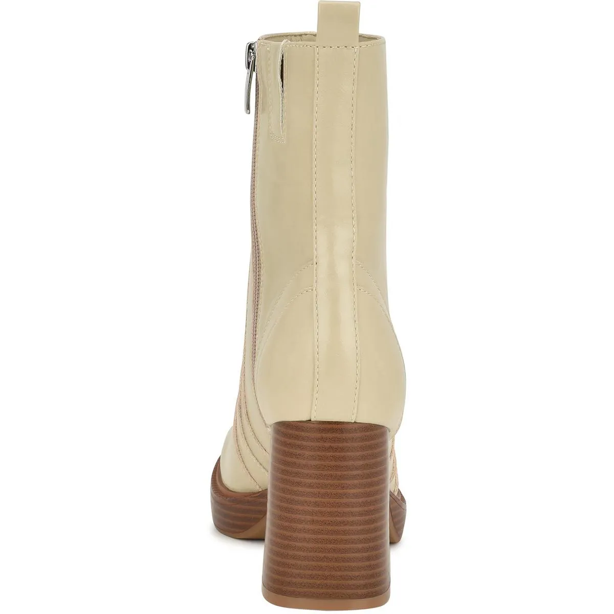 Donad 3 Womens Faux Leather Square Toe Mid-Calf Boots