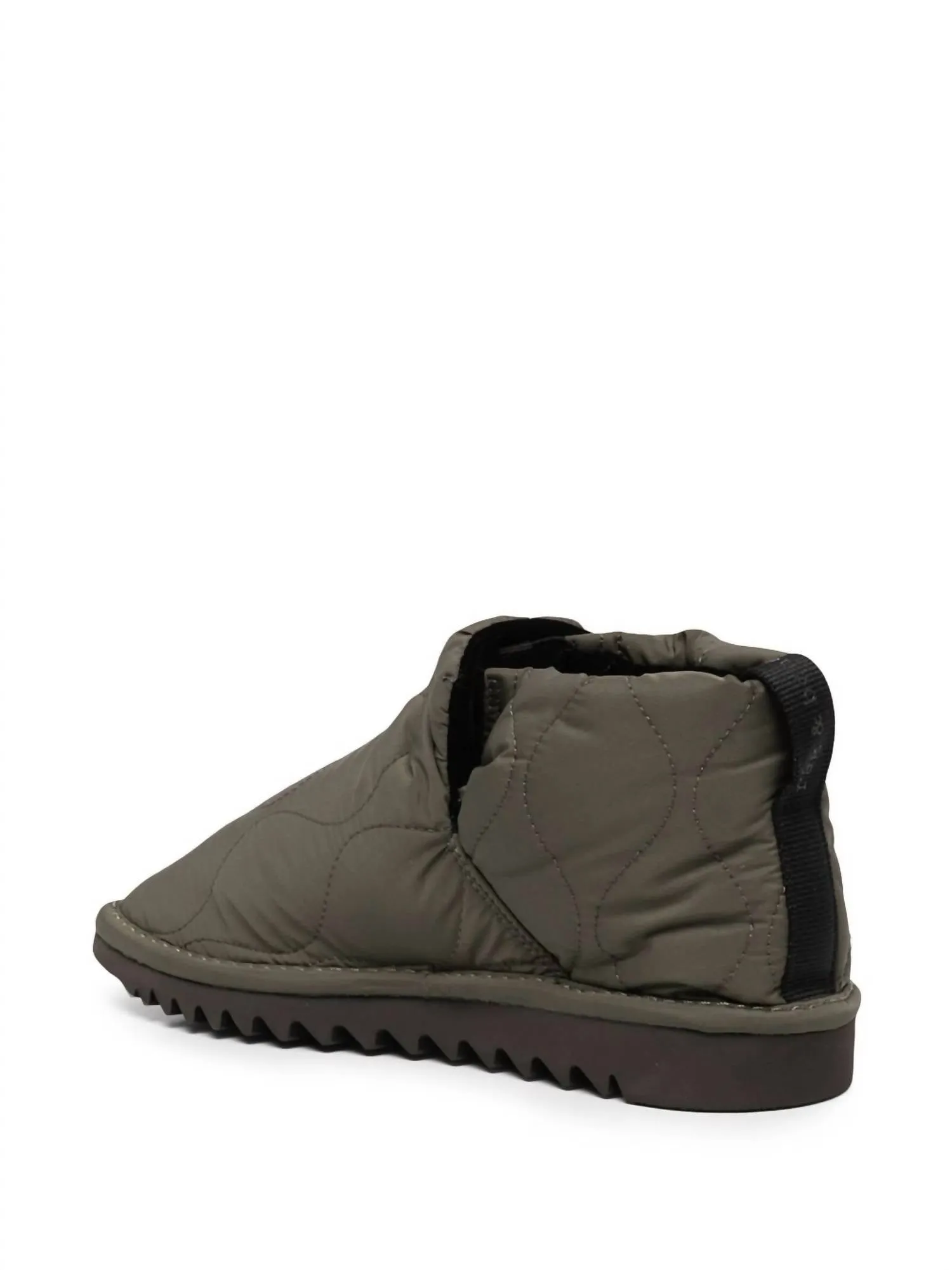 Eira Quilted Boots In Green