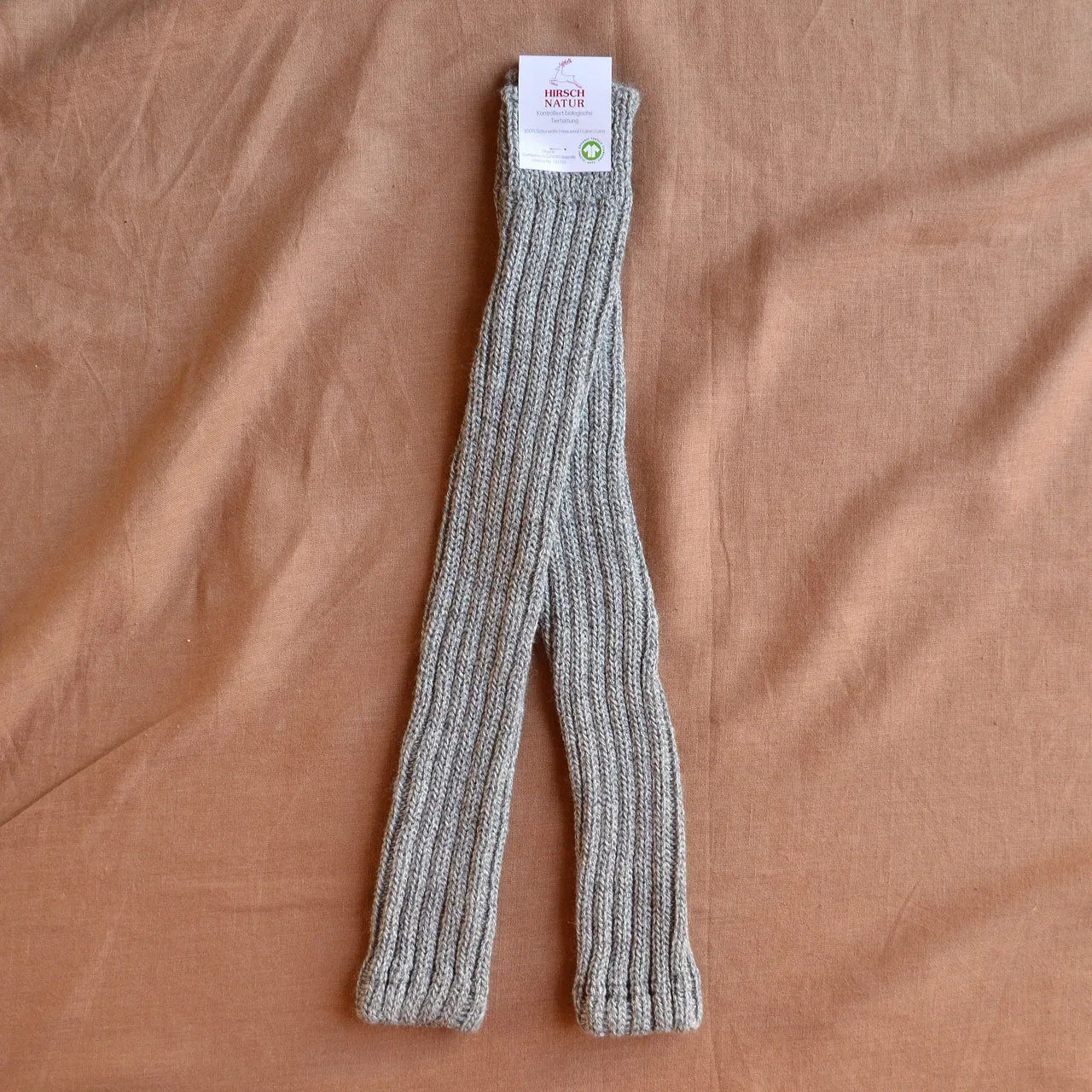 Extra Long Ribbed Legwarmers - Organic Wool (Big Kids-Adults)