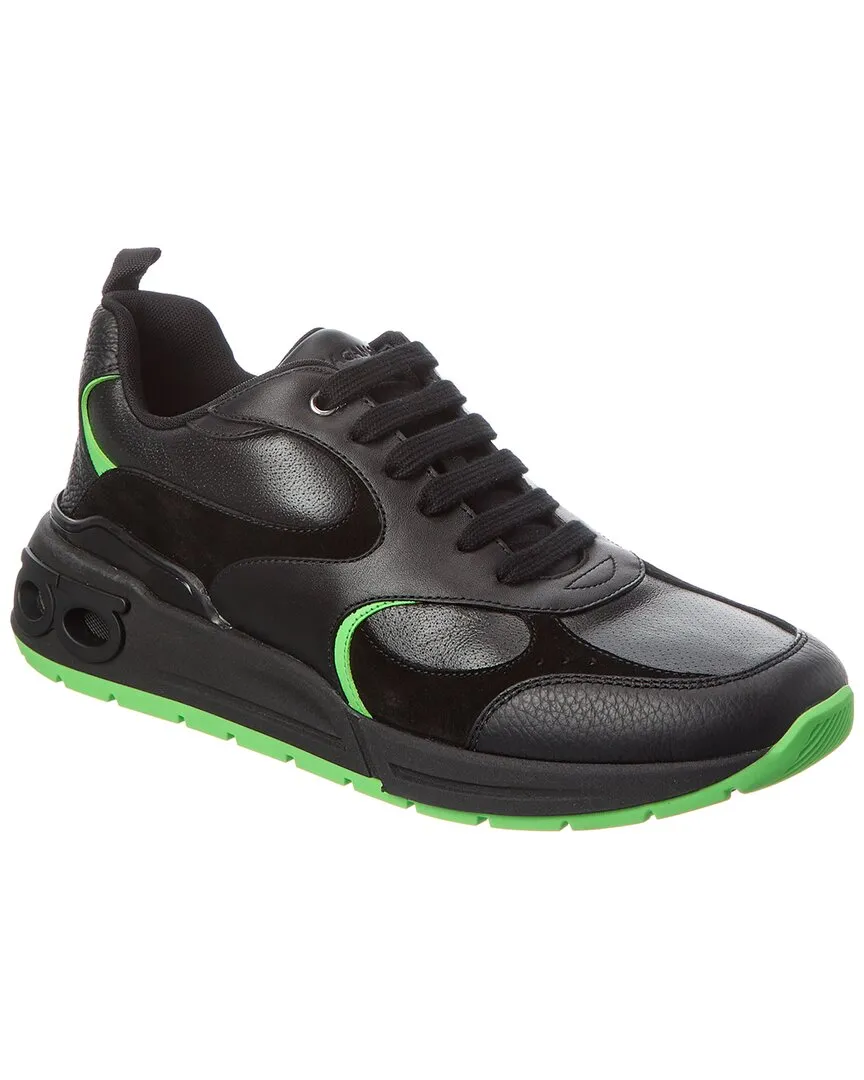 Ferragamo Leather & Suede Sneaker