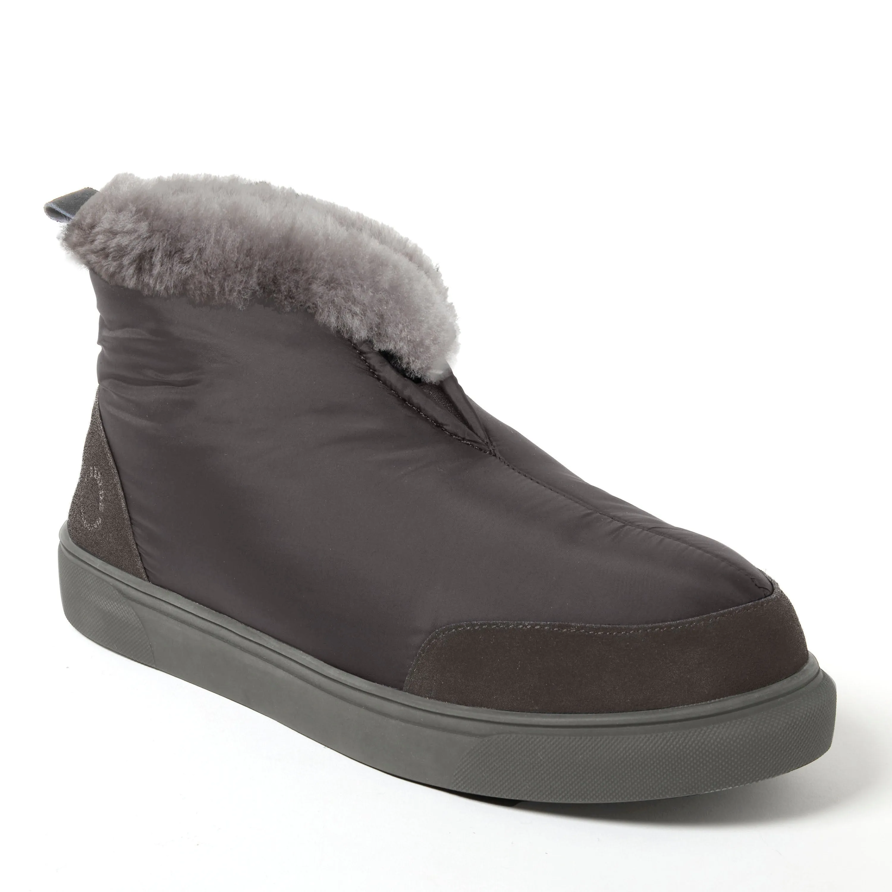 Fireside by Dearfoams Men's Shearling Warm Up Bootie