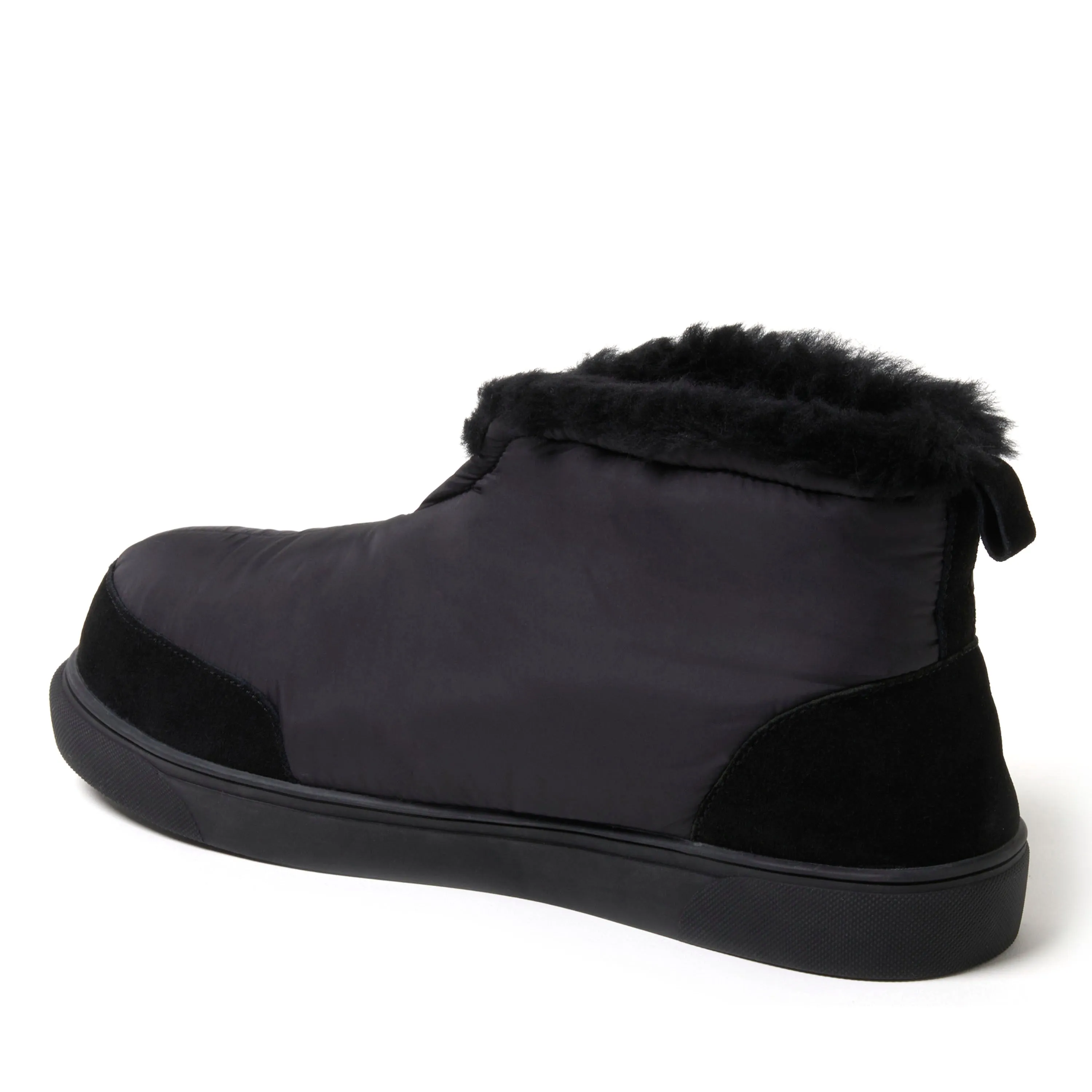 Fireside by Dearfoams Men's Shearling Warm Up Bootie