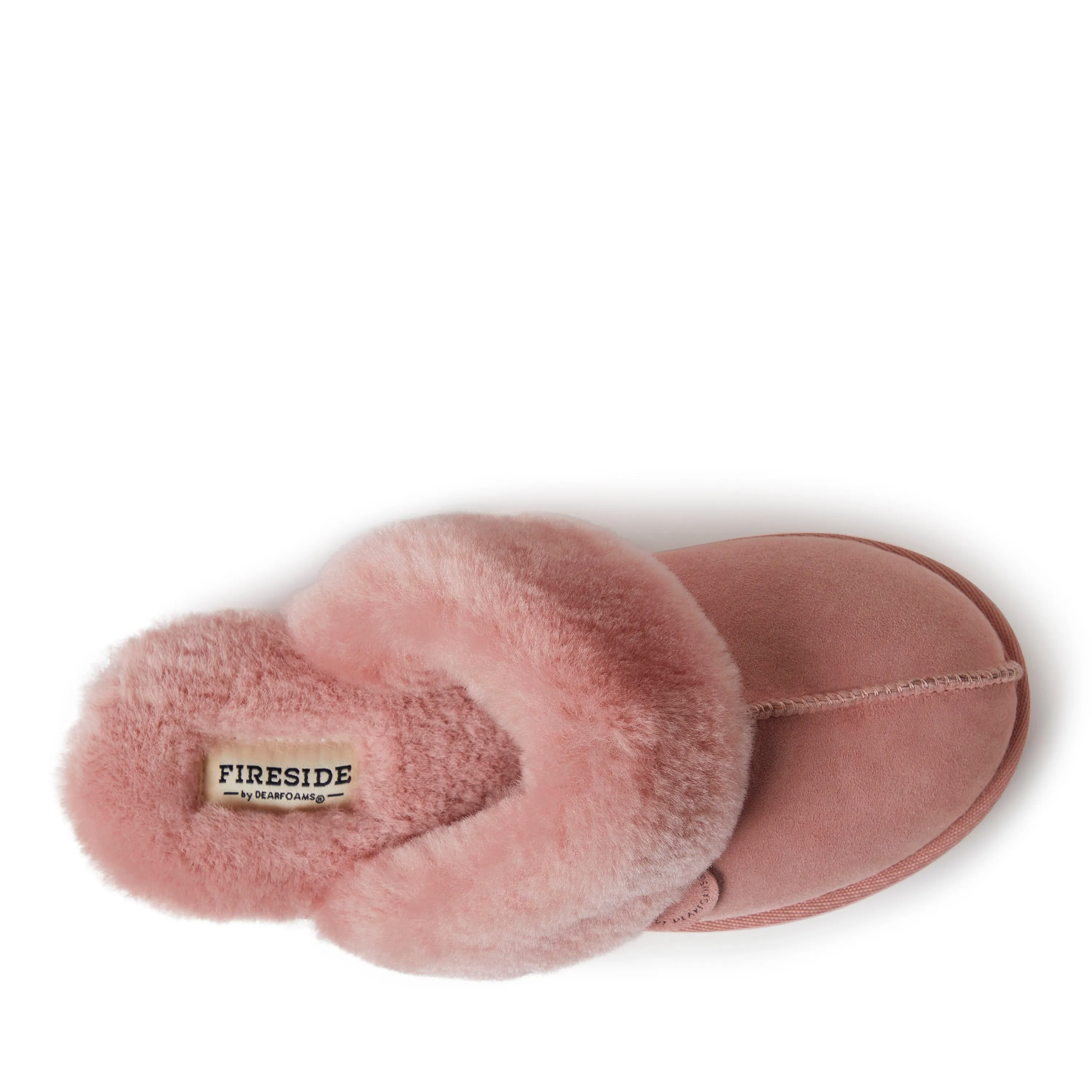Fireside By Dearfoams Women's Sydney Genuine Shearling Scuff
