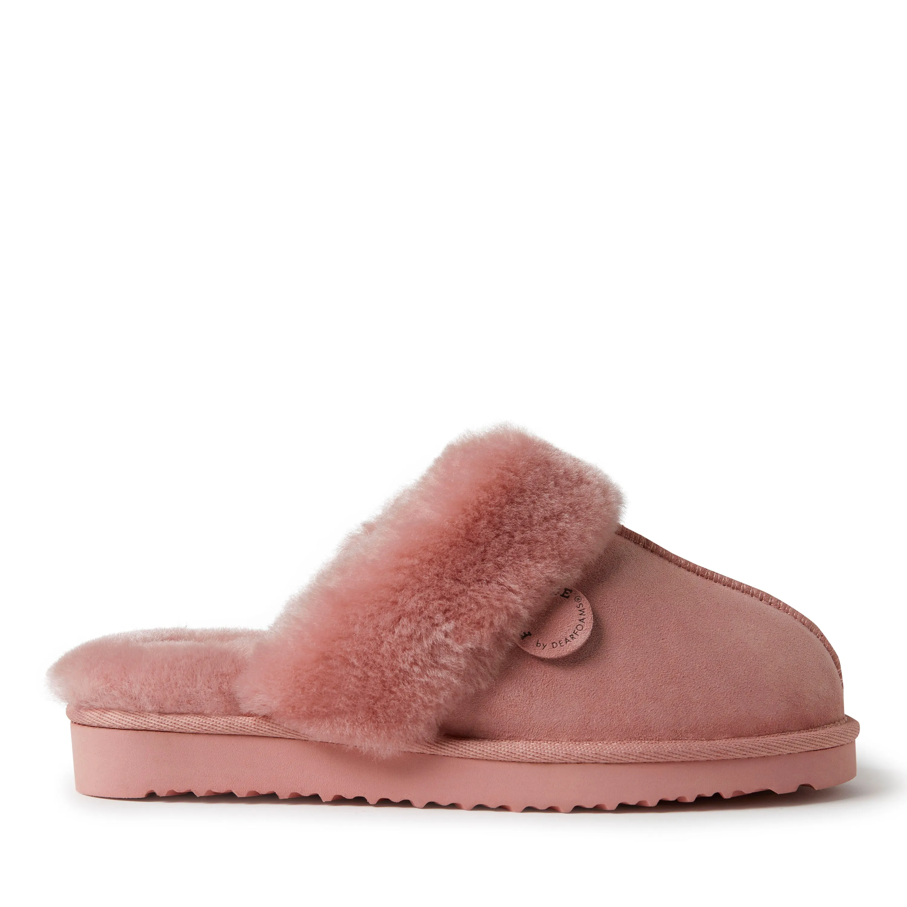 Fireside By Dearfoams Women's Sydney Genuine Shearling Scuff