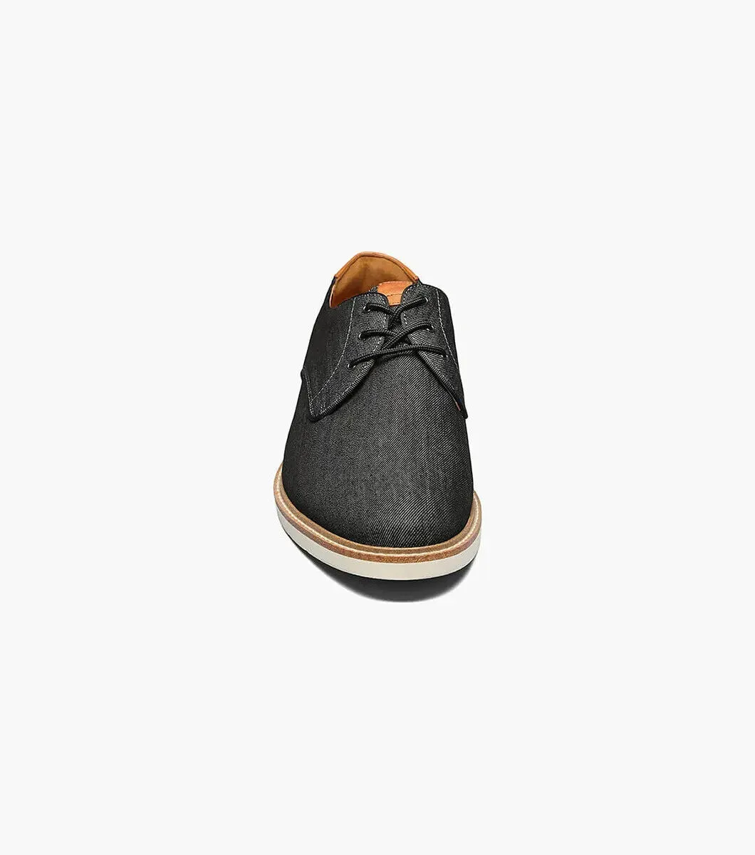 Florsheim Highland 14273-001 Oxford Men's 7 Black Plain Toe Dress Shoes ZPO317 (Black,7)
