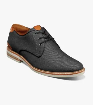 Florsheim Highland 14273-001 Oxford Men's 7 Black Plain Toe Dress Shoes ZPO317 (Black,7)