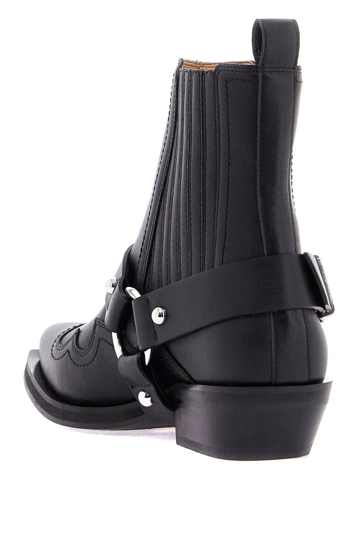 Ganni Women's Western Chelsea Ankle Boots