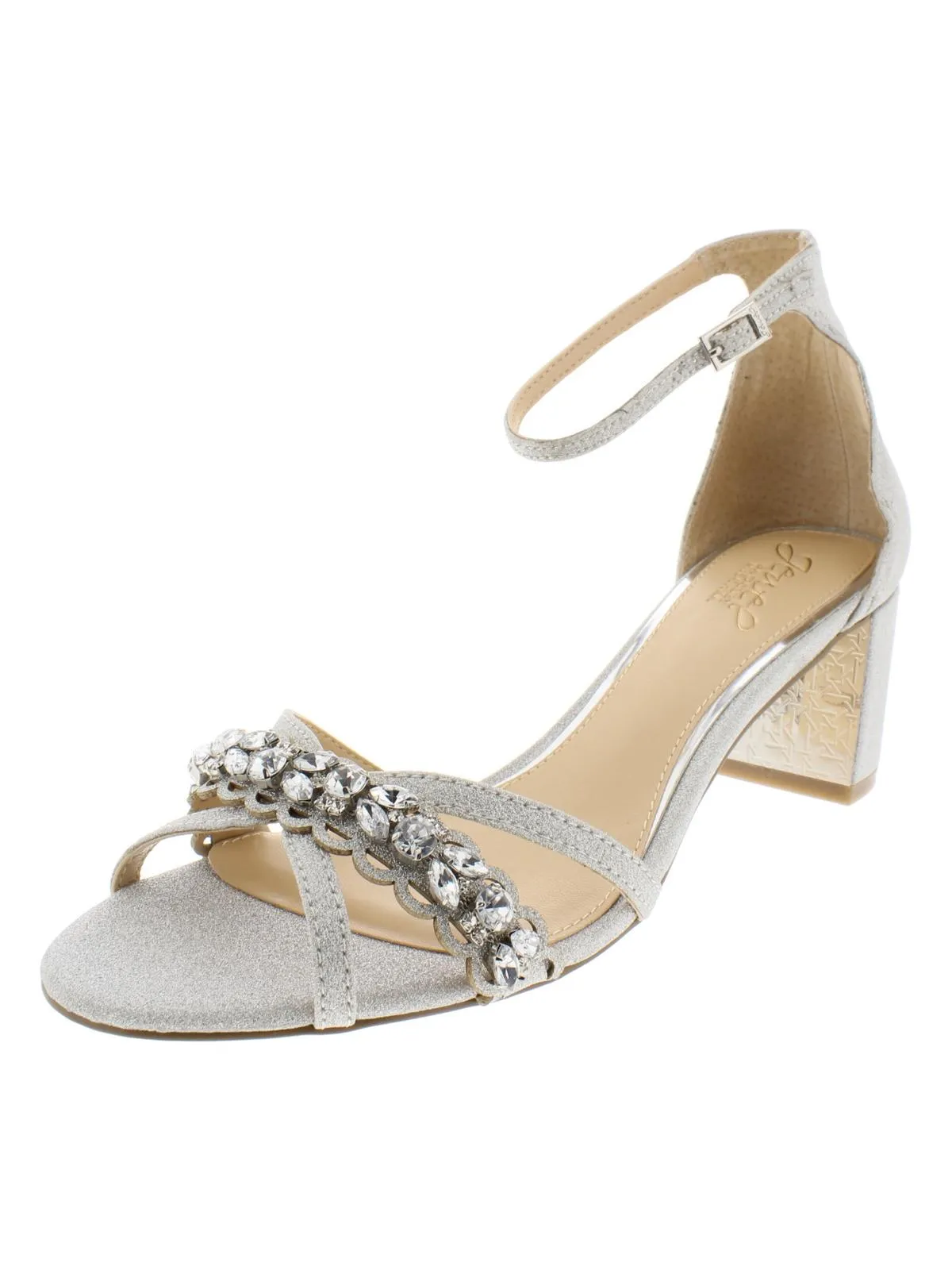 Giona Womens Embellished Evening Sandals