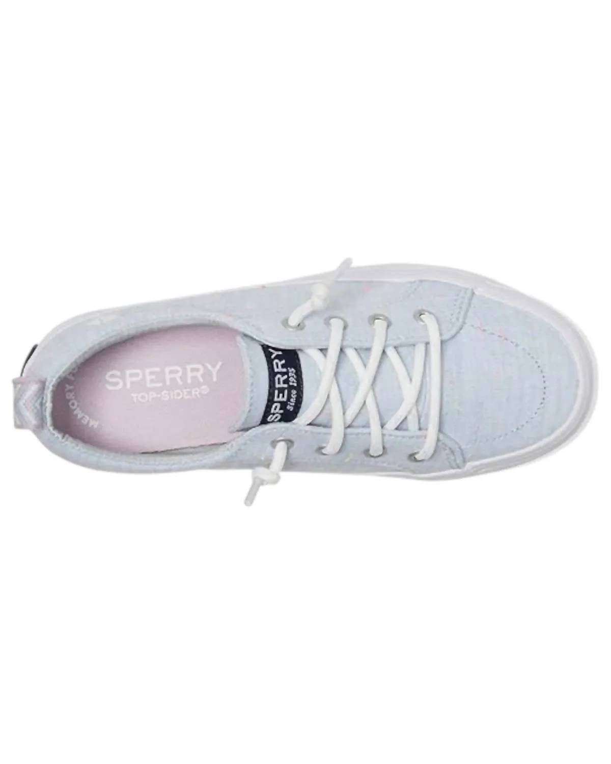Girl's Crest Vibe Platform Sneakers In Blue