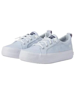 Girl's Crest Vibe Platform Sneakers In Blue