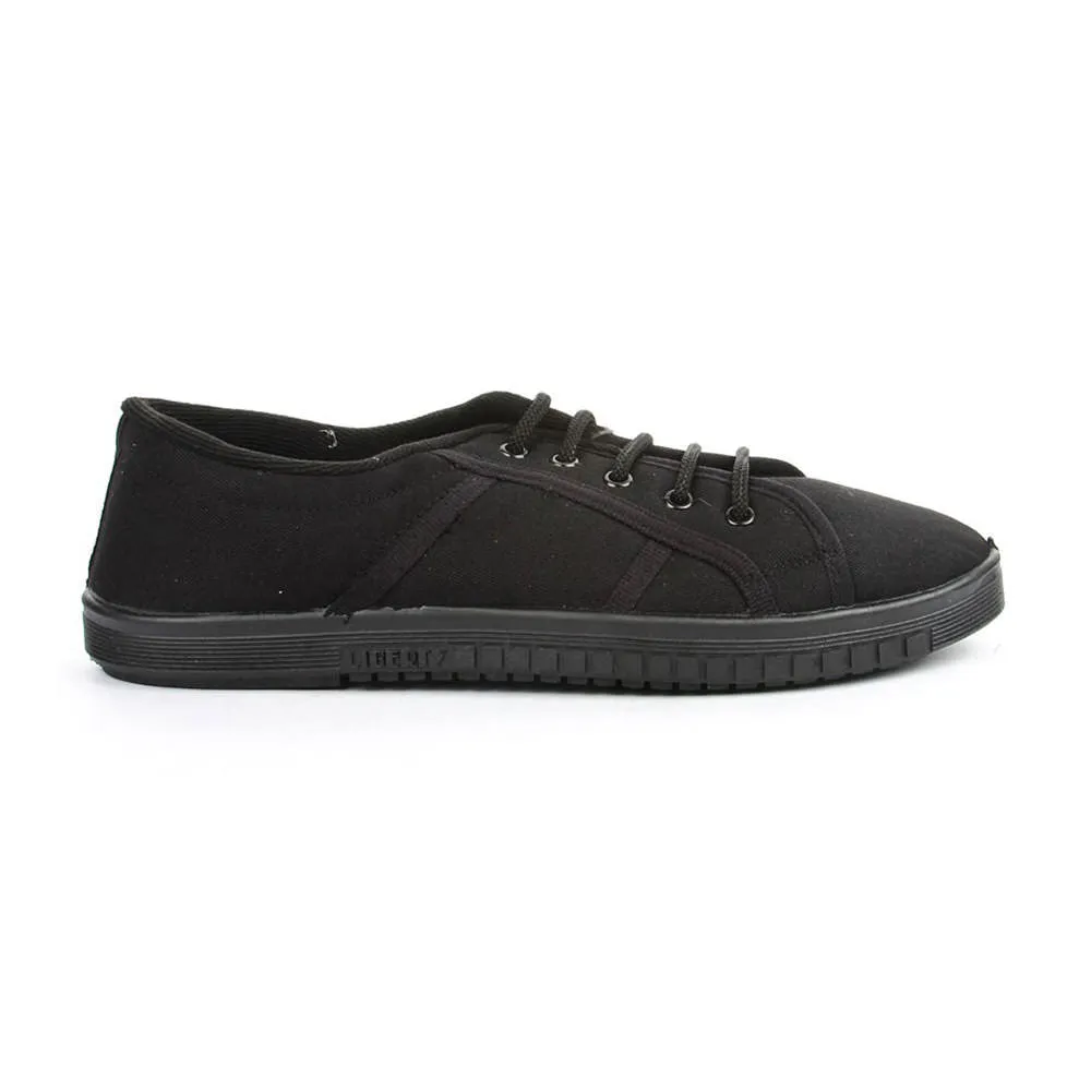 Gliders Black Casual Lace Up Shoes For Men JUMPER-E By Liberty
